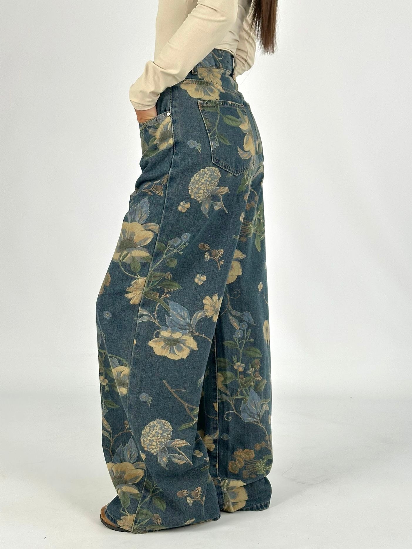 Jeans Floreale
