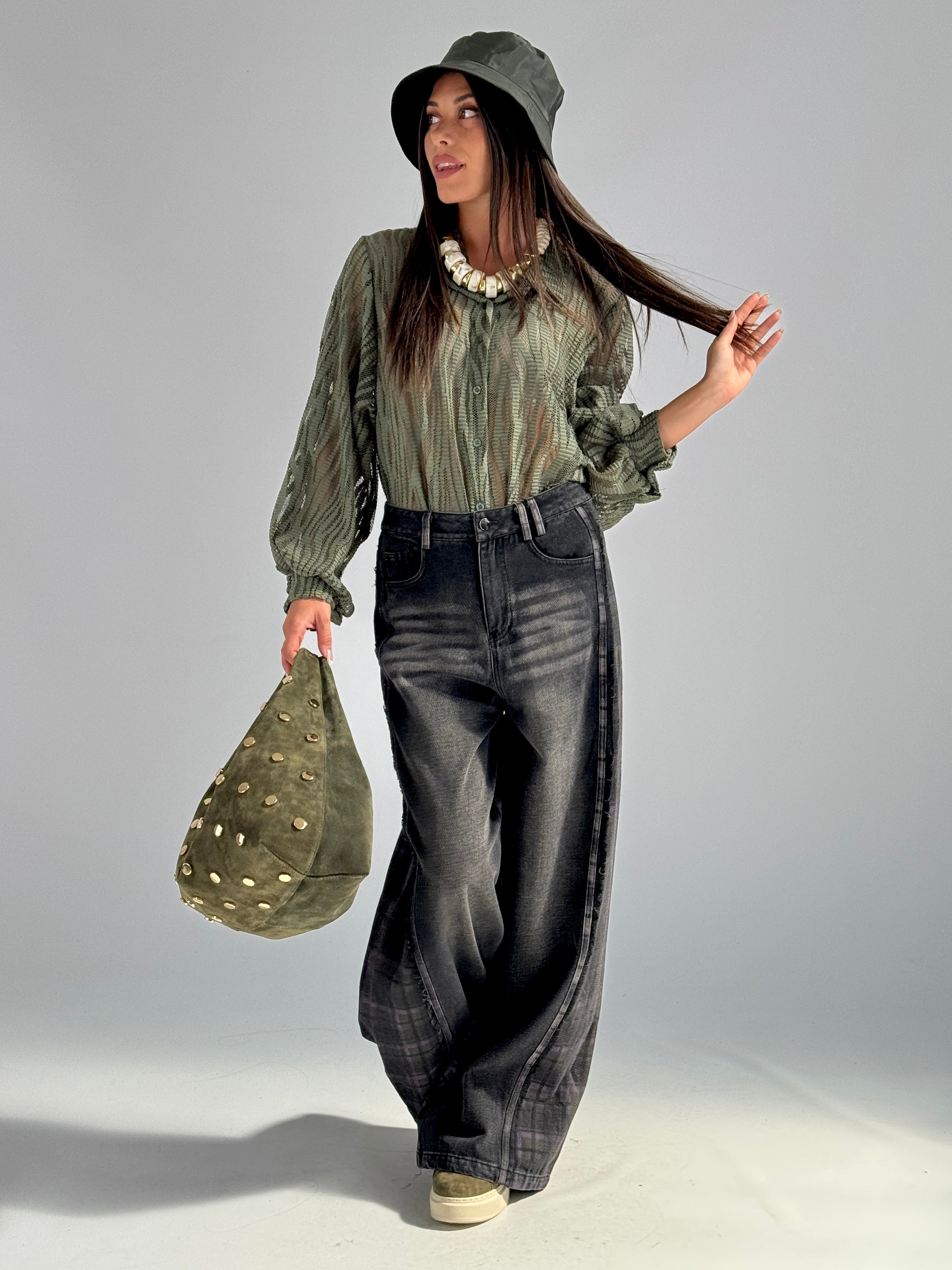 Jeans doppia fantasia