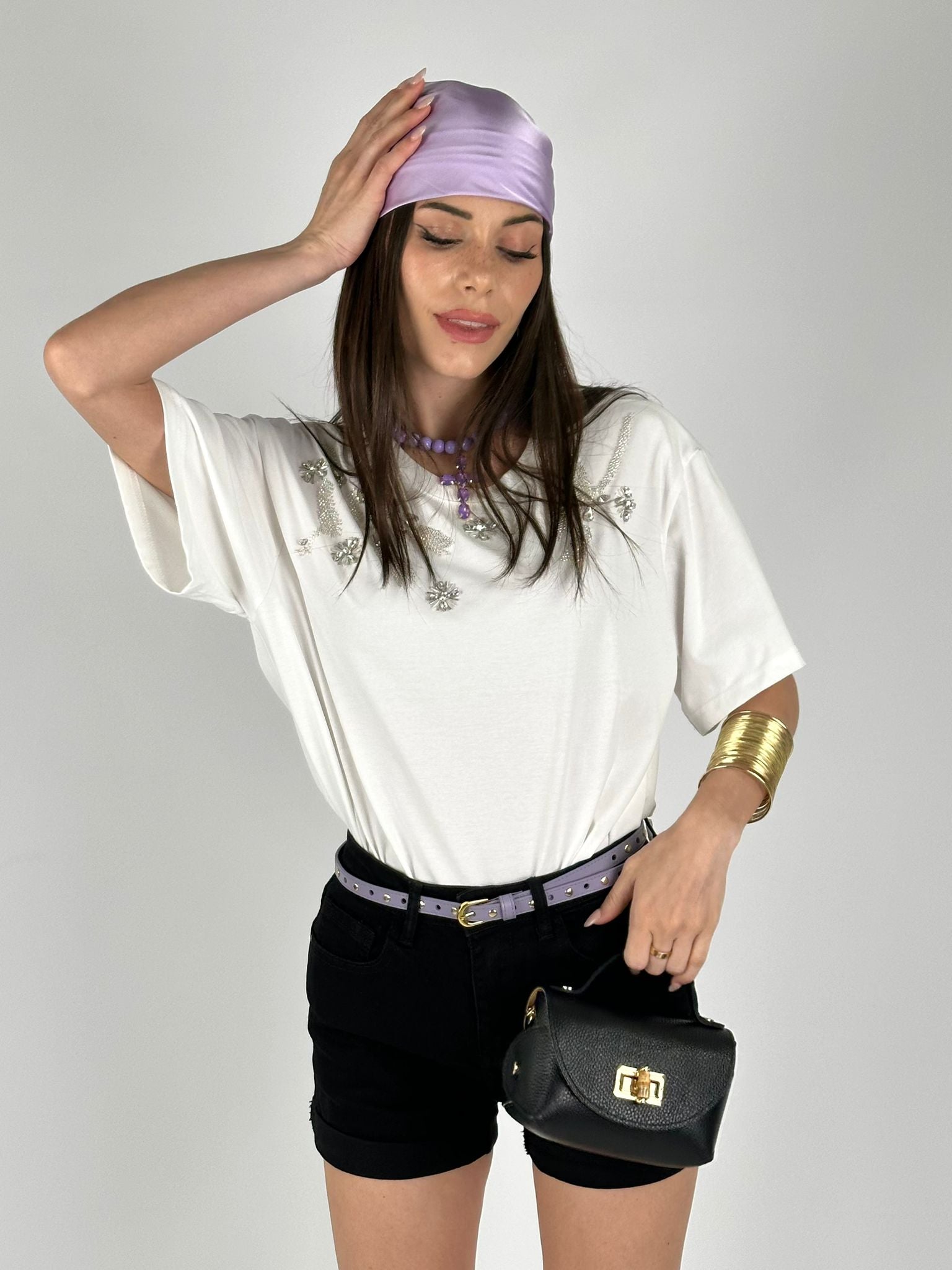 T-shirt 100% zirconi applicazioni