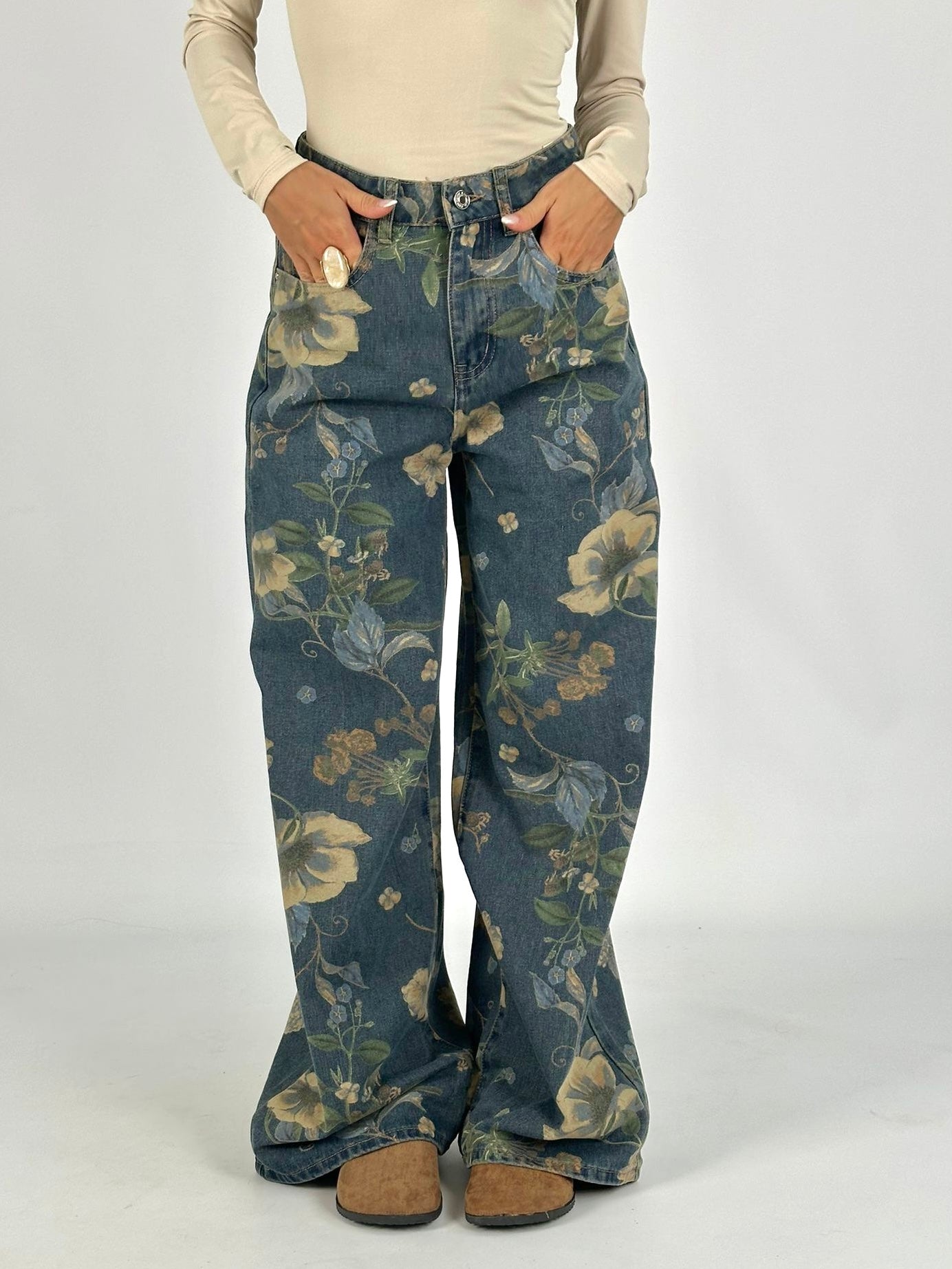 Jeans Floreale