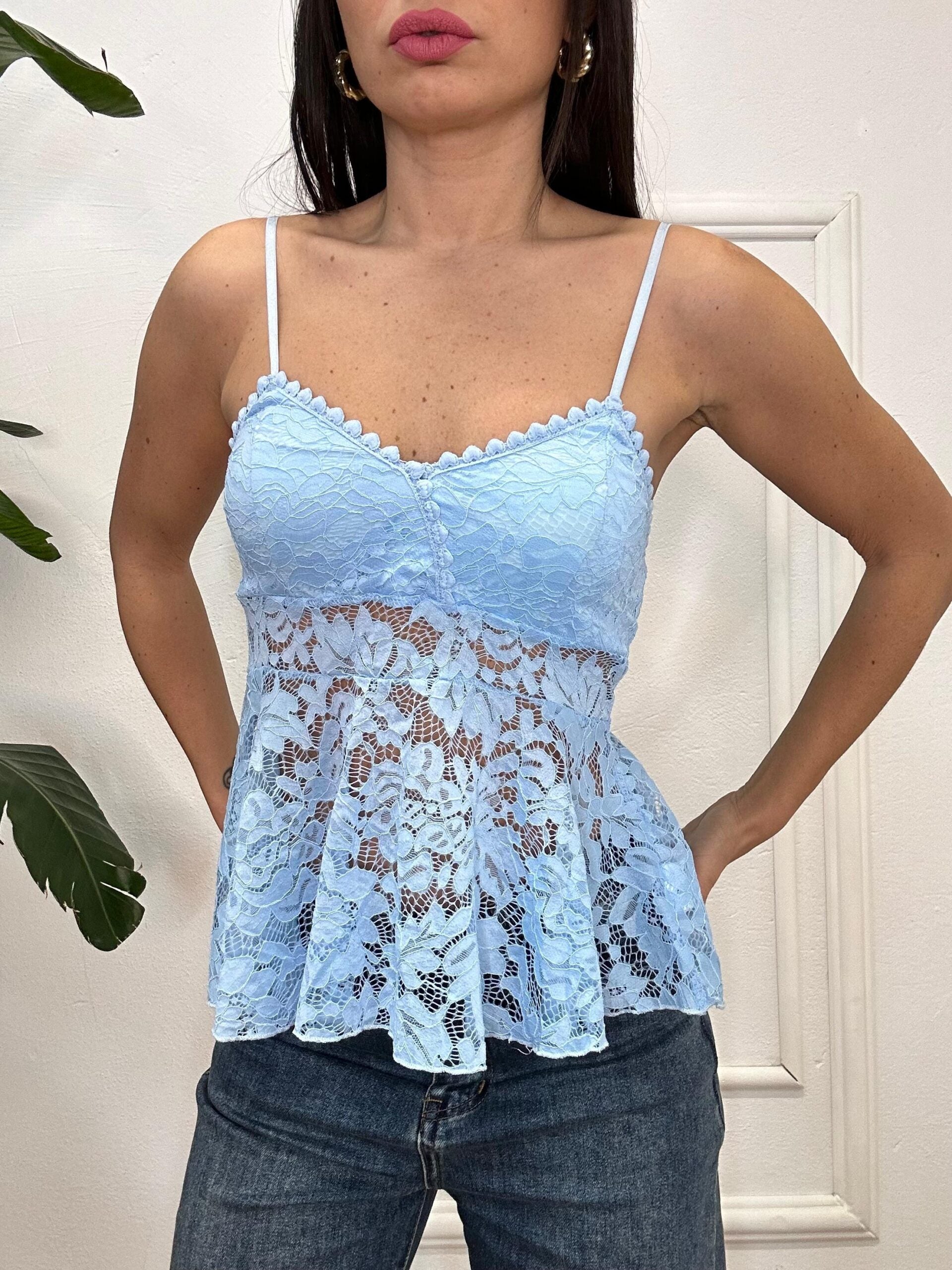 TOP BRALETTE KAILA 777 celeste