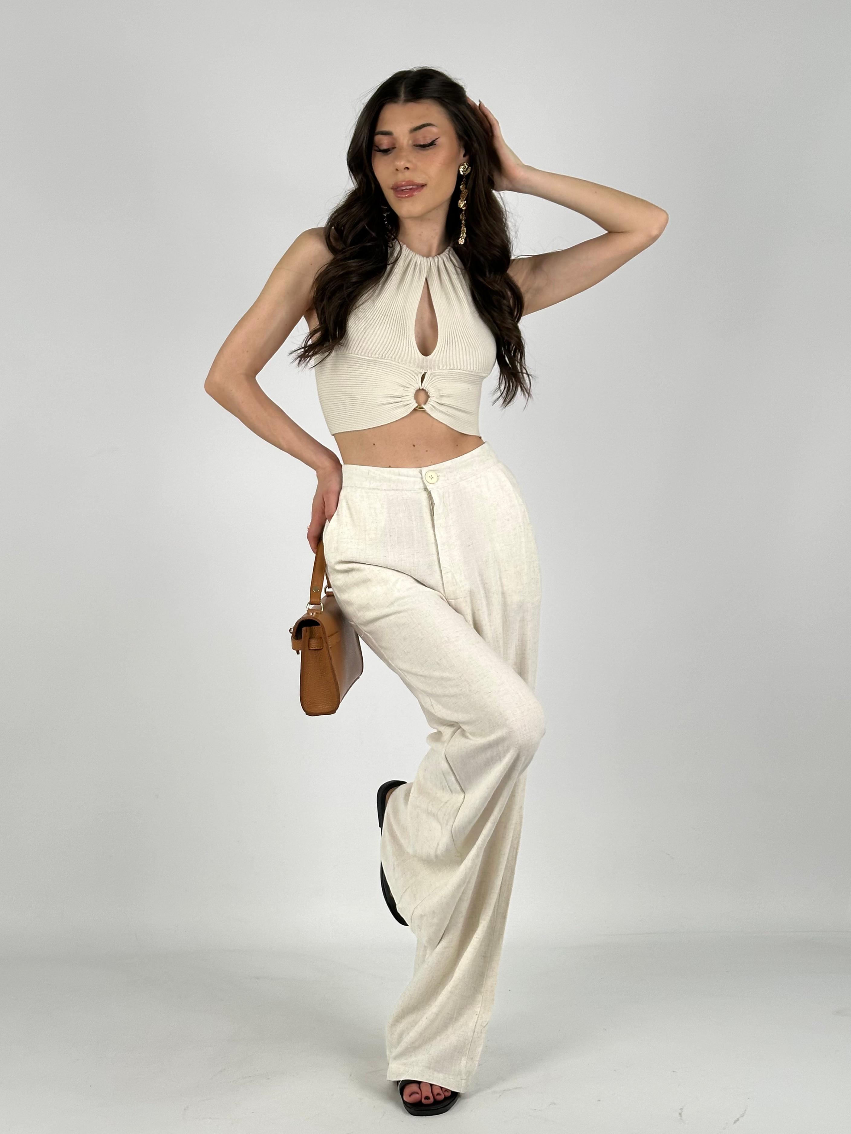 Top Olivia beige