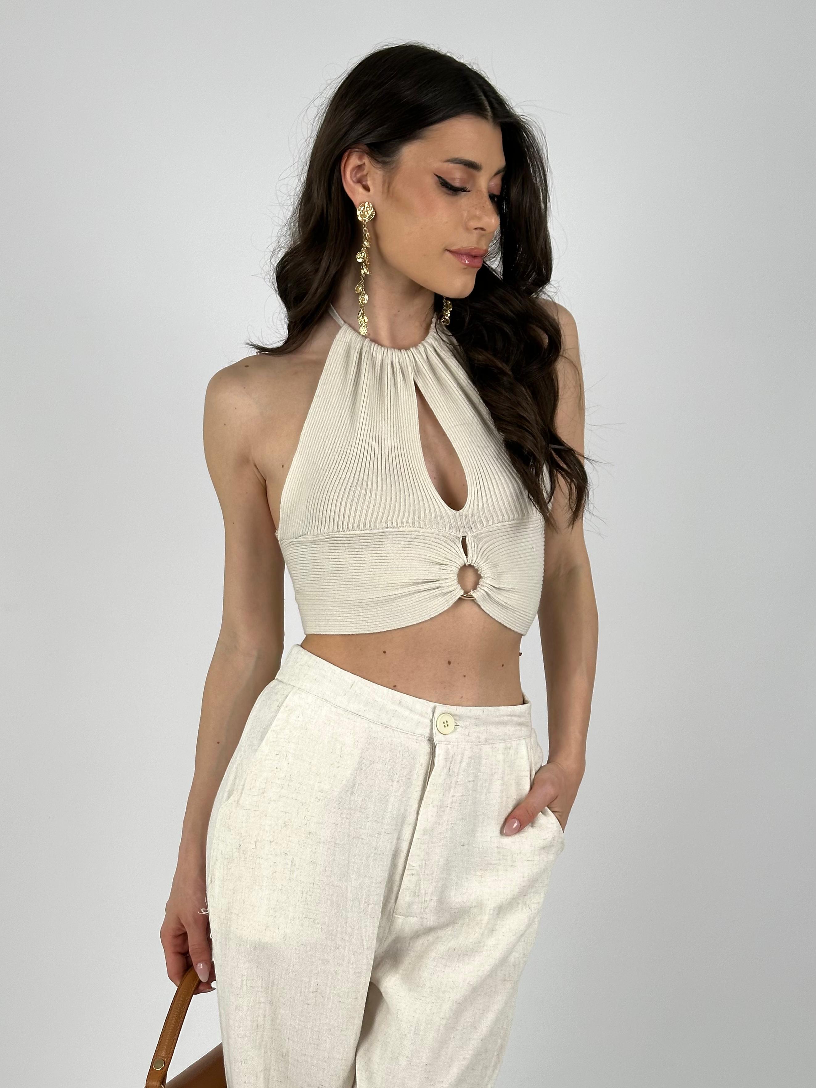 Top Olivia beige