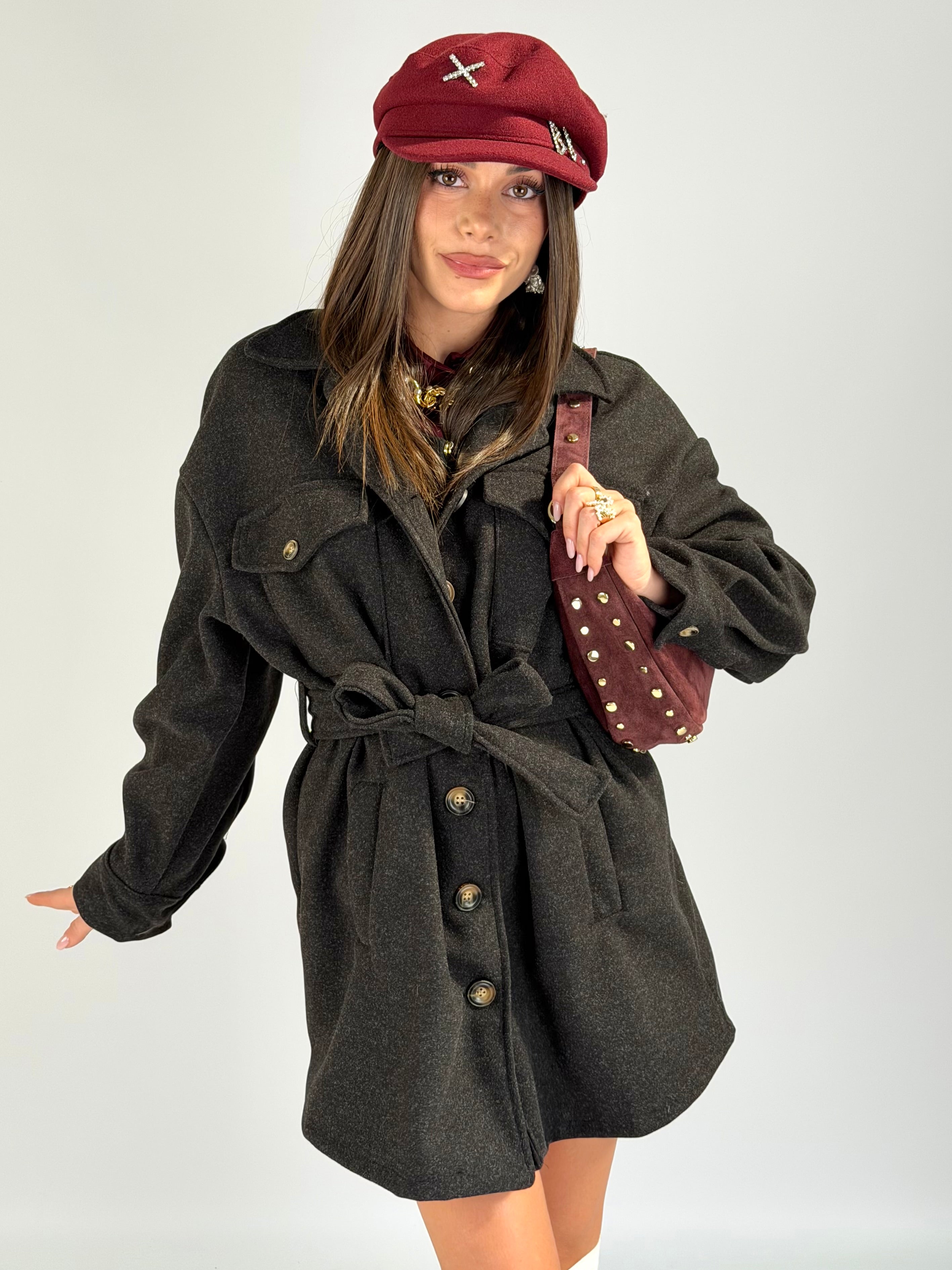 Cappotto Milena nero