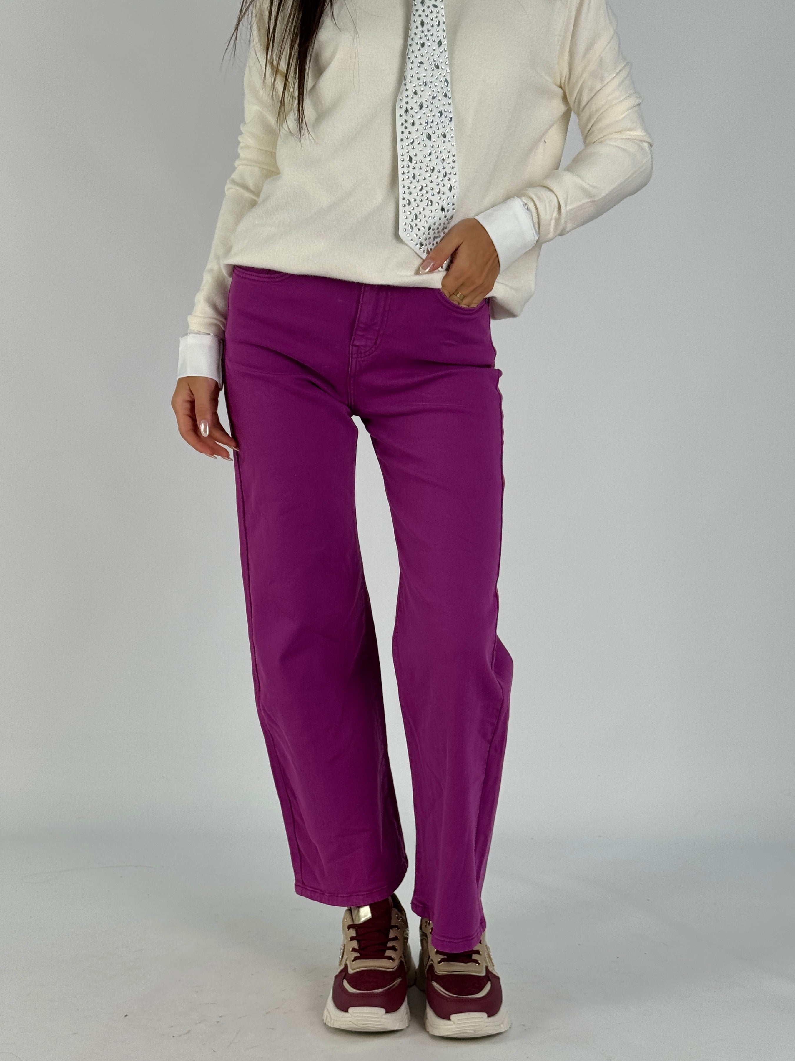 Jeans Vicy malva