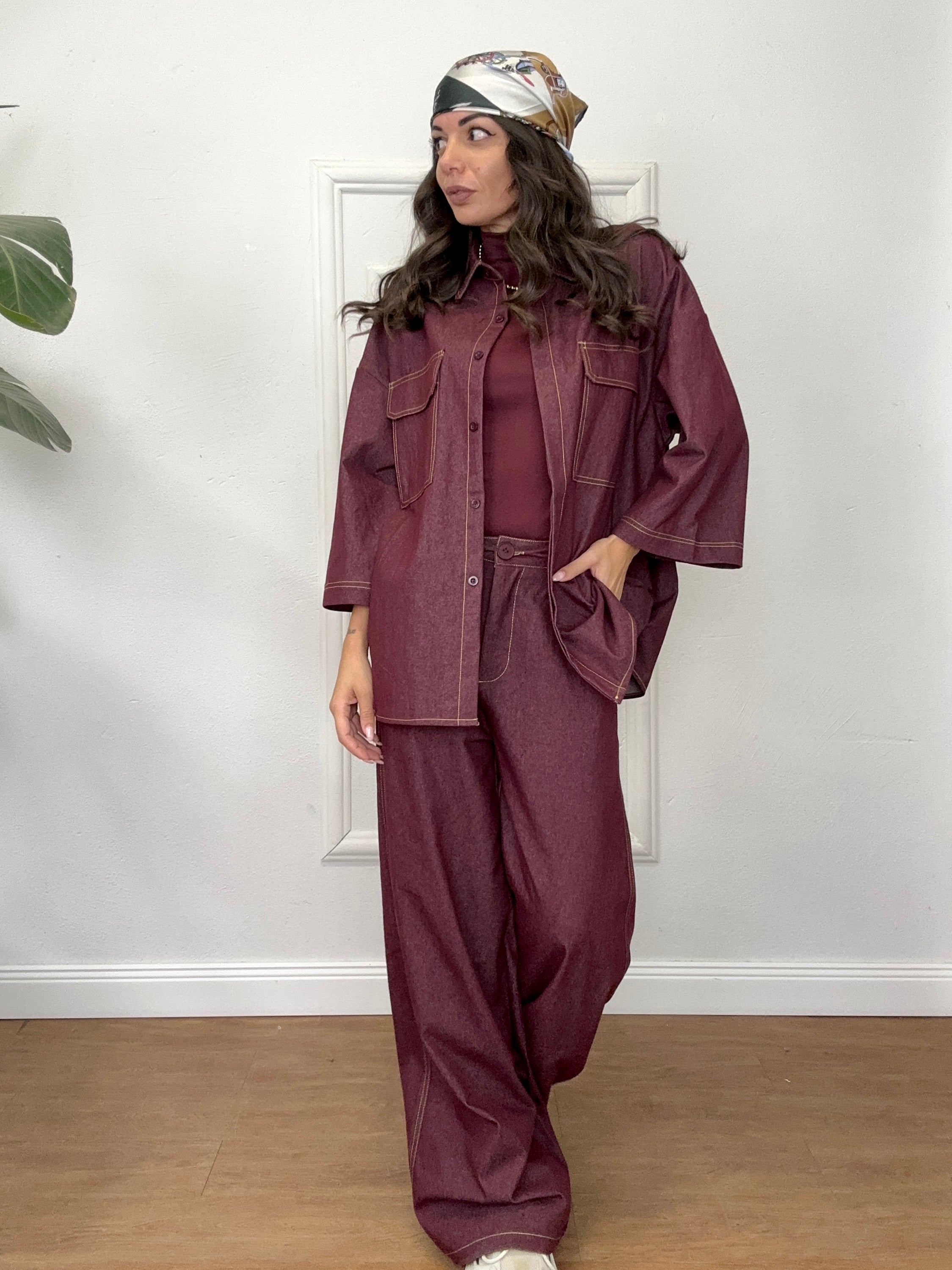 Giubbino giacca NEW COLLECTION prugna