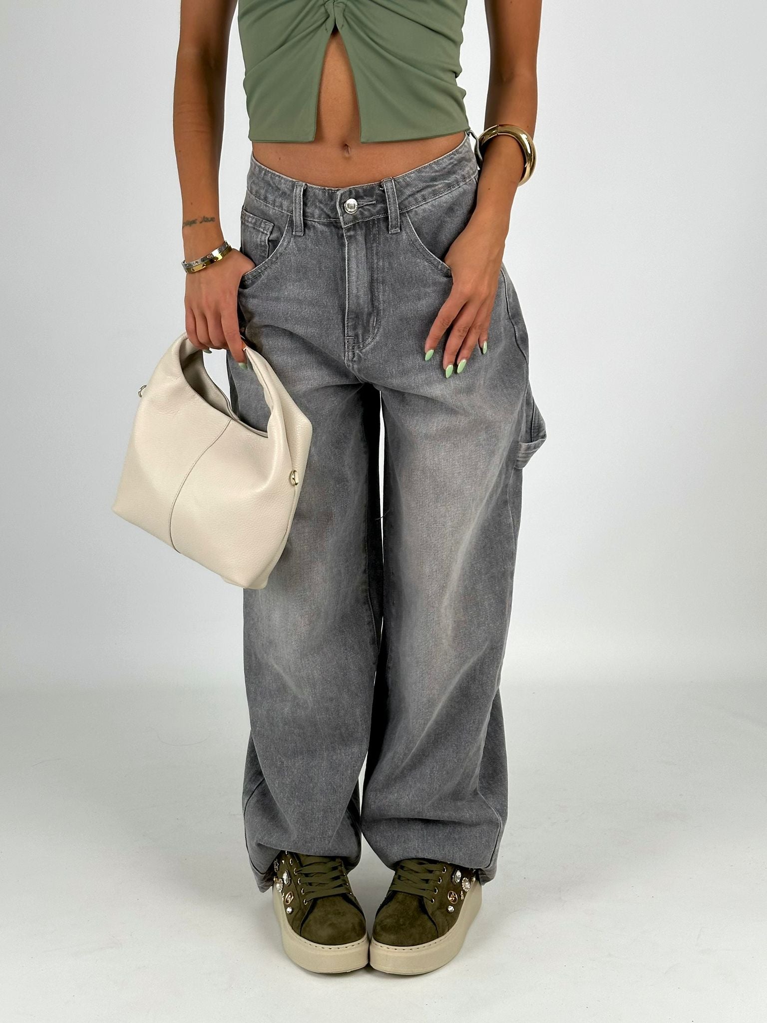 Jeans cargo Eres grigio