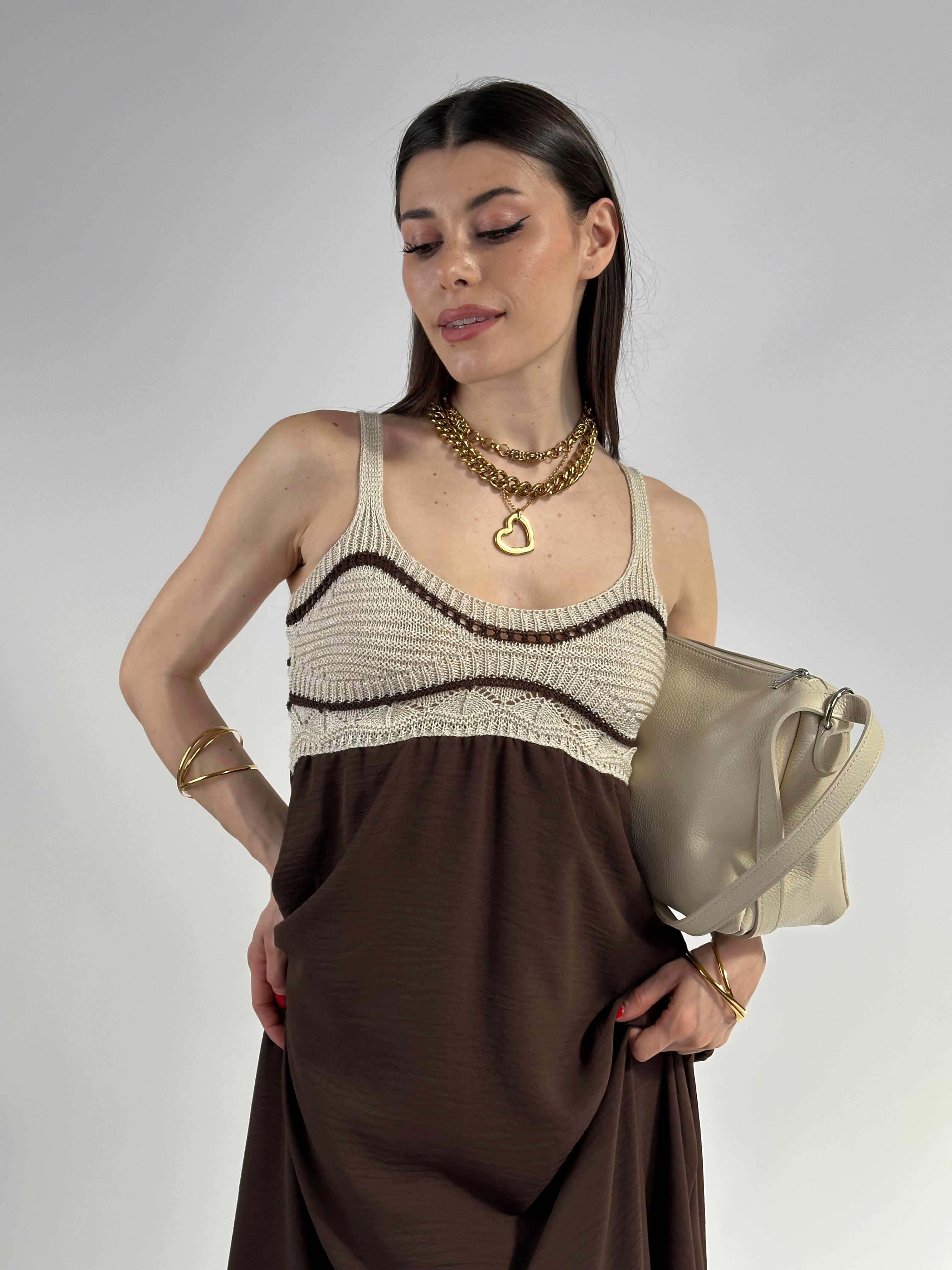 Abito passepartout marrone