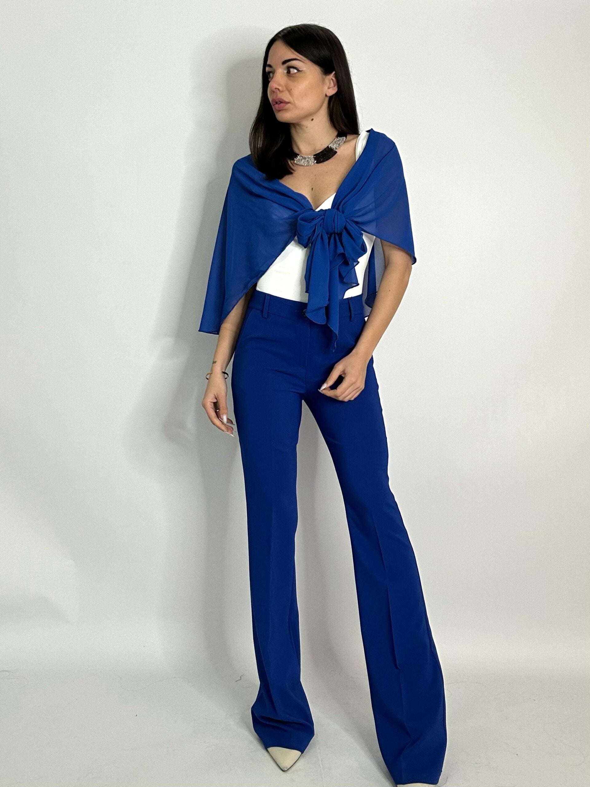 PANTALONE JULIA 789 blu elettrico
