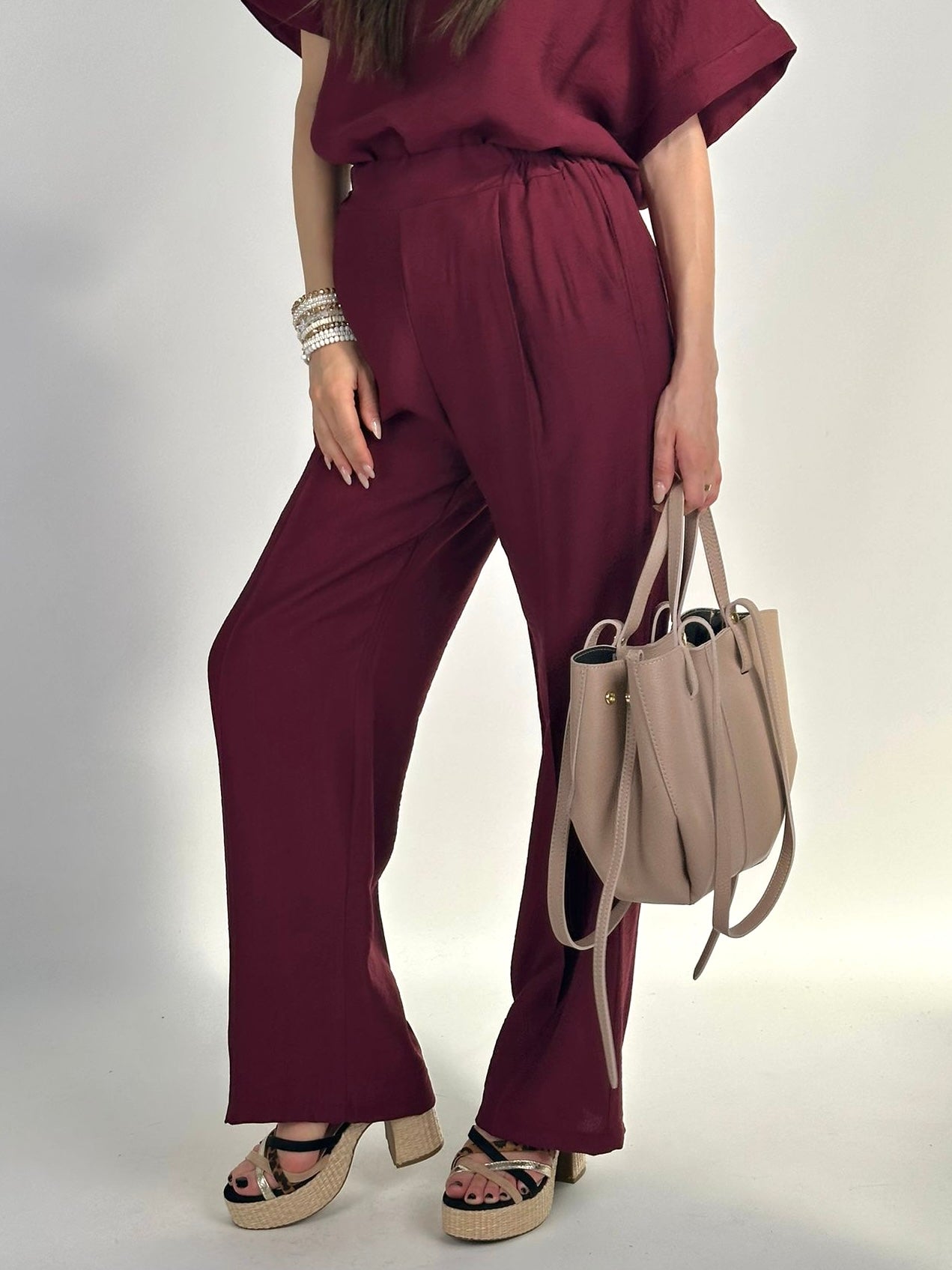 Completo Trisha bordeaux