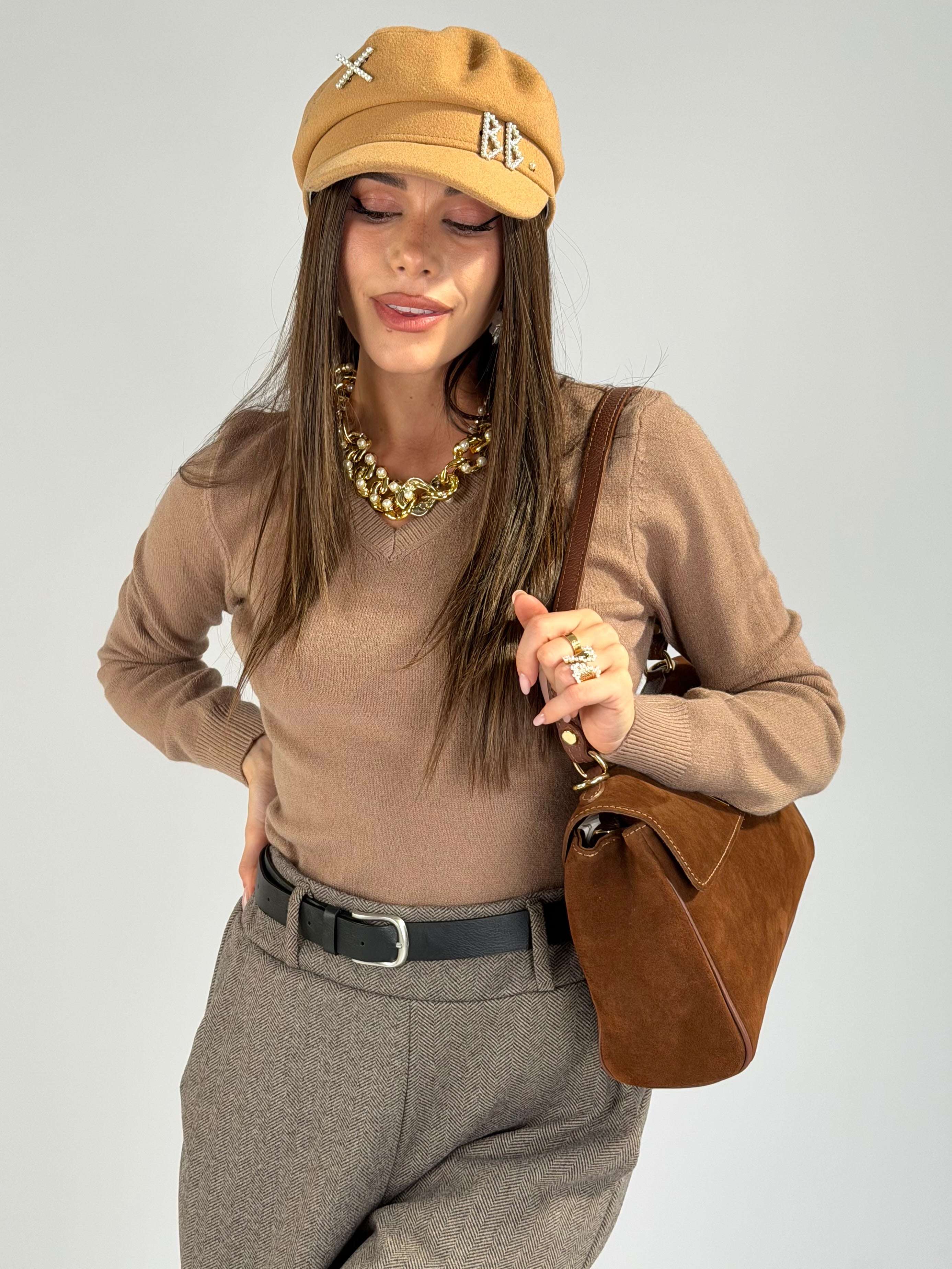 Maglia Friday beige