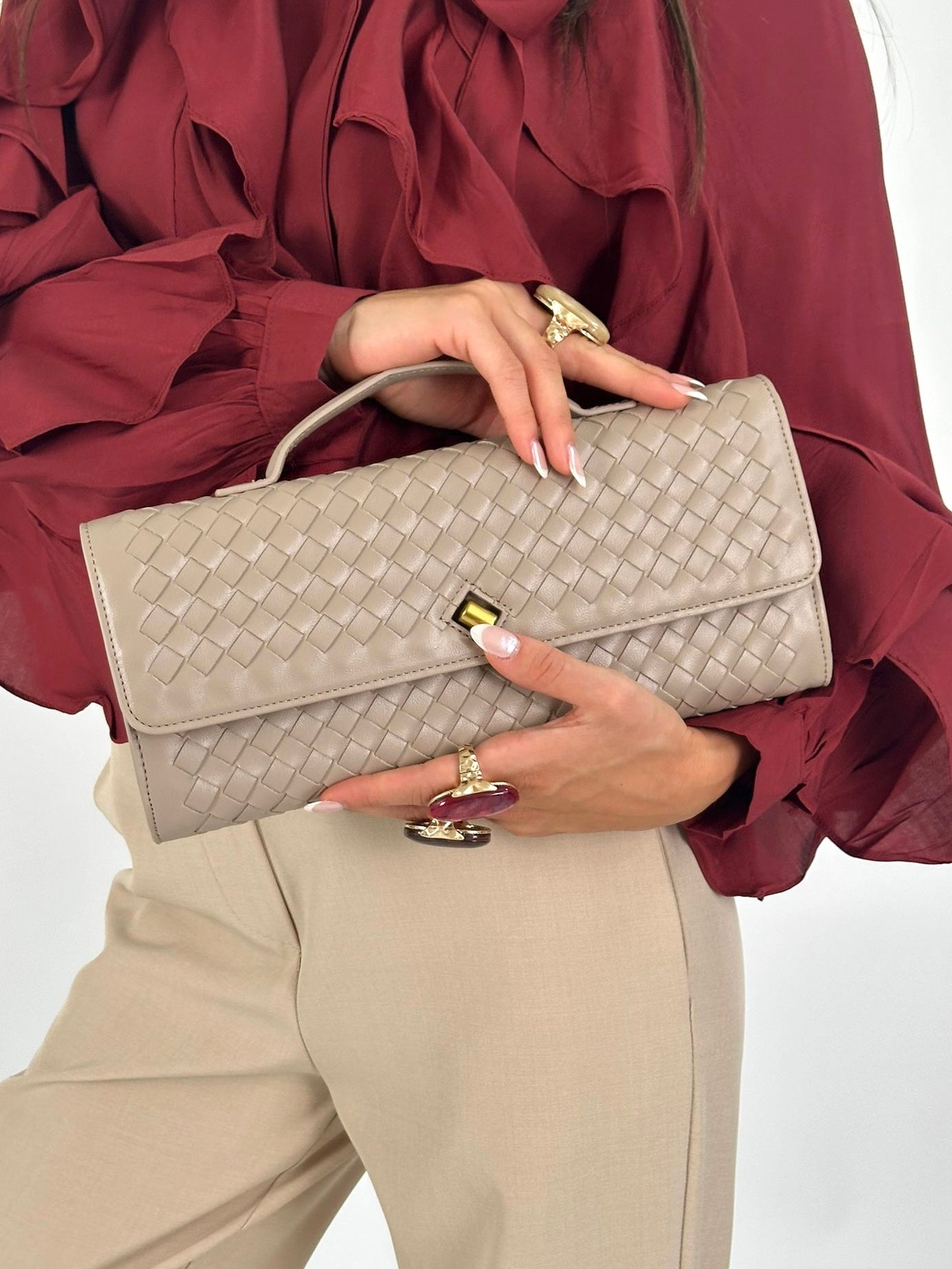 Borsa Catia beige