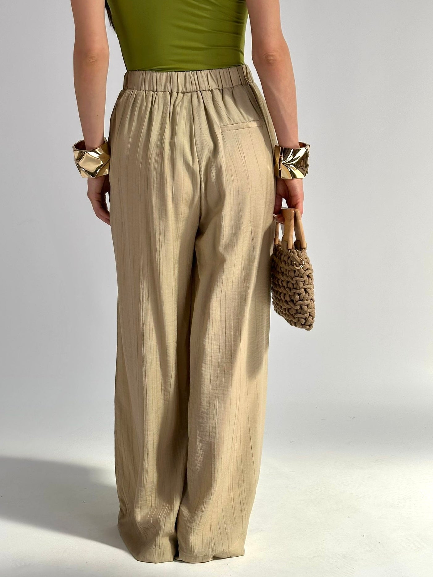 Pantalone Fly beige