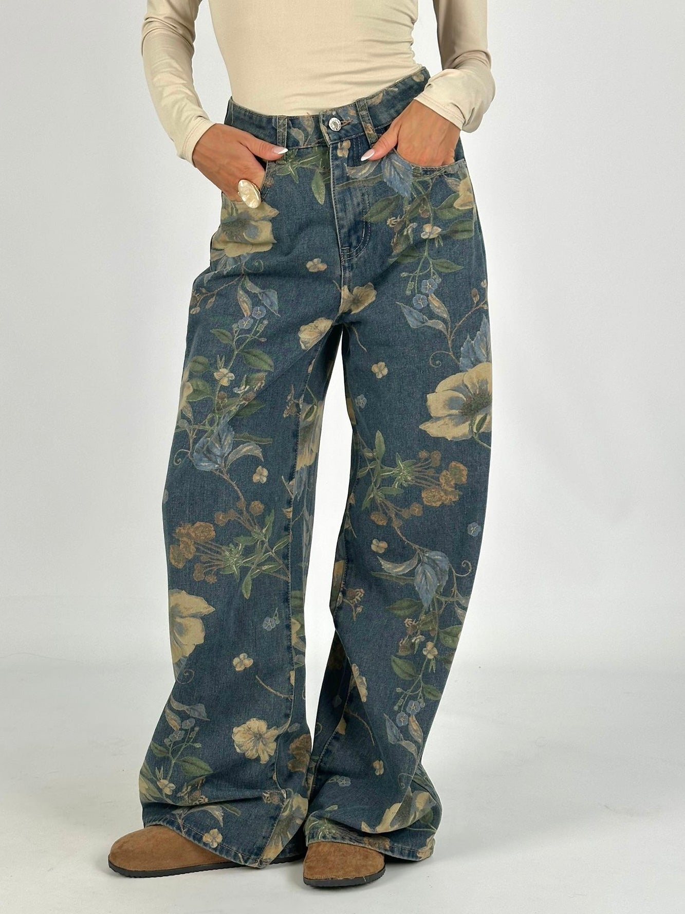 Jeans Floreale
