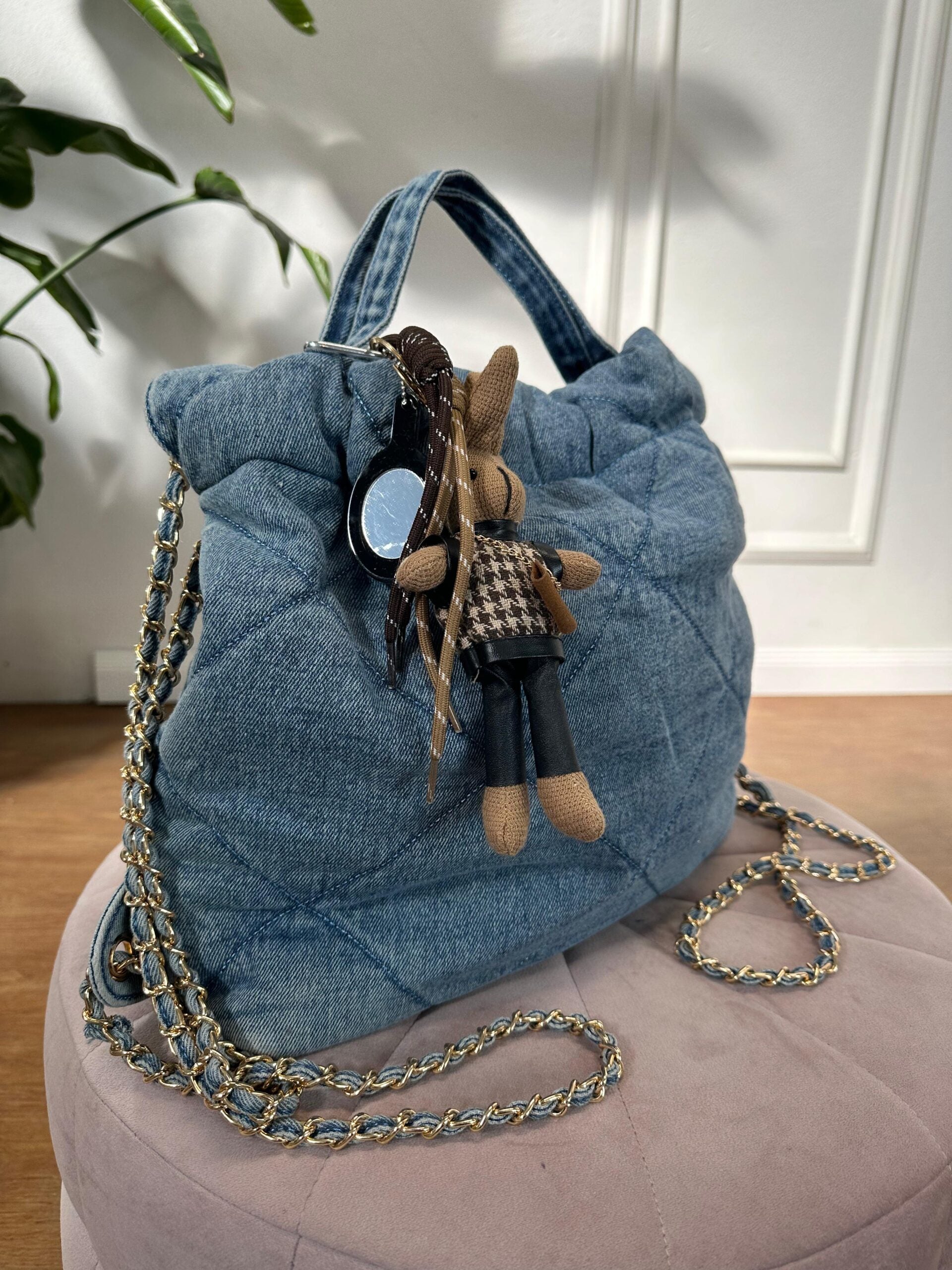 ZAINO BORSA DENIM