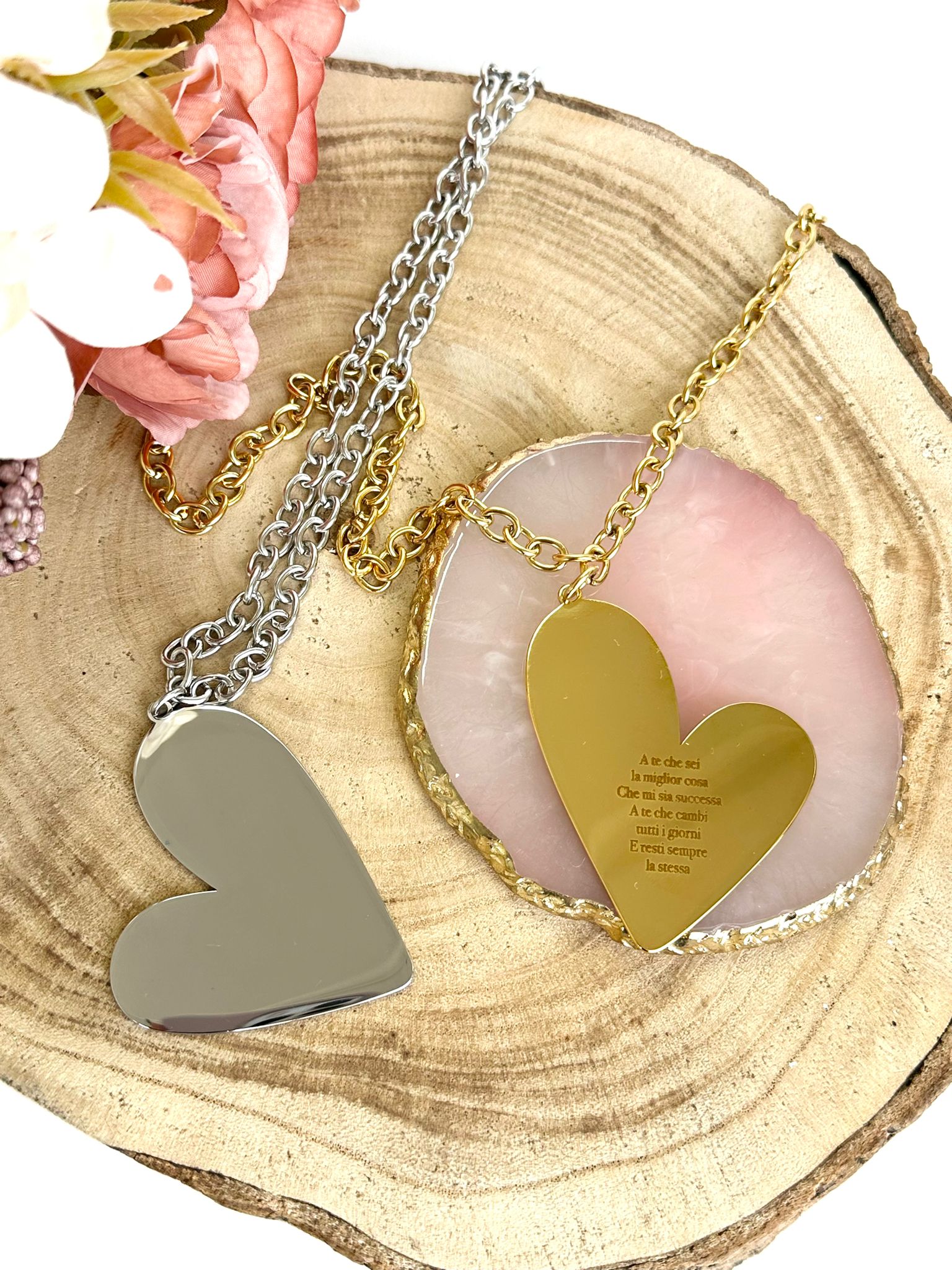 Collana CUORE MAXI personalizzabile