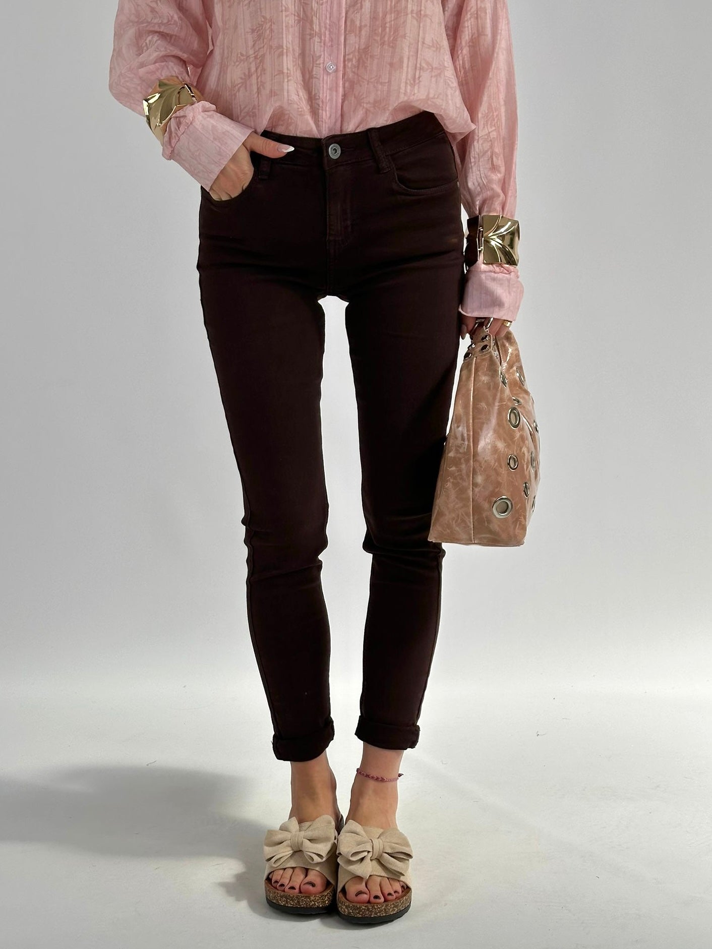 Jeans Elisir marrone