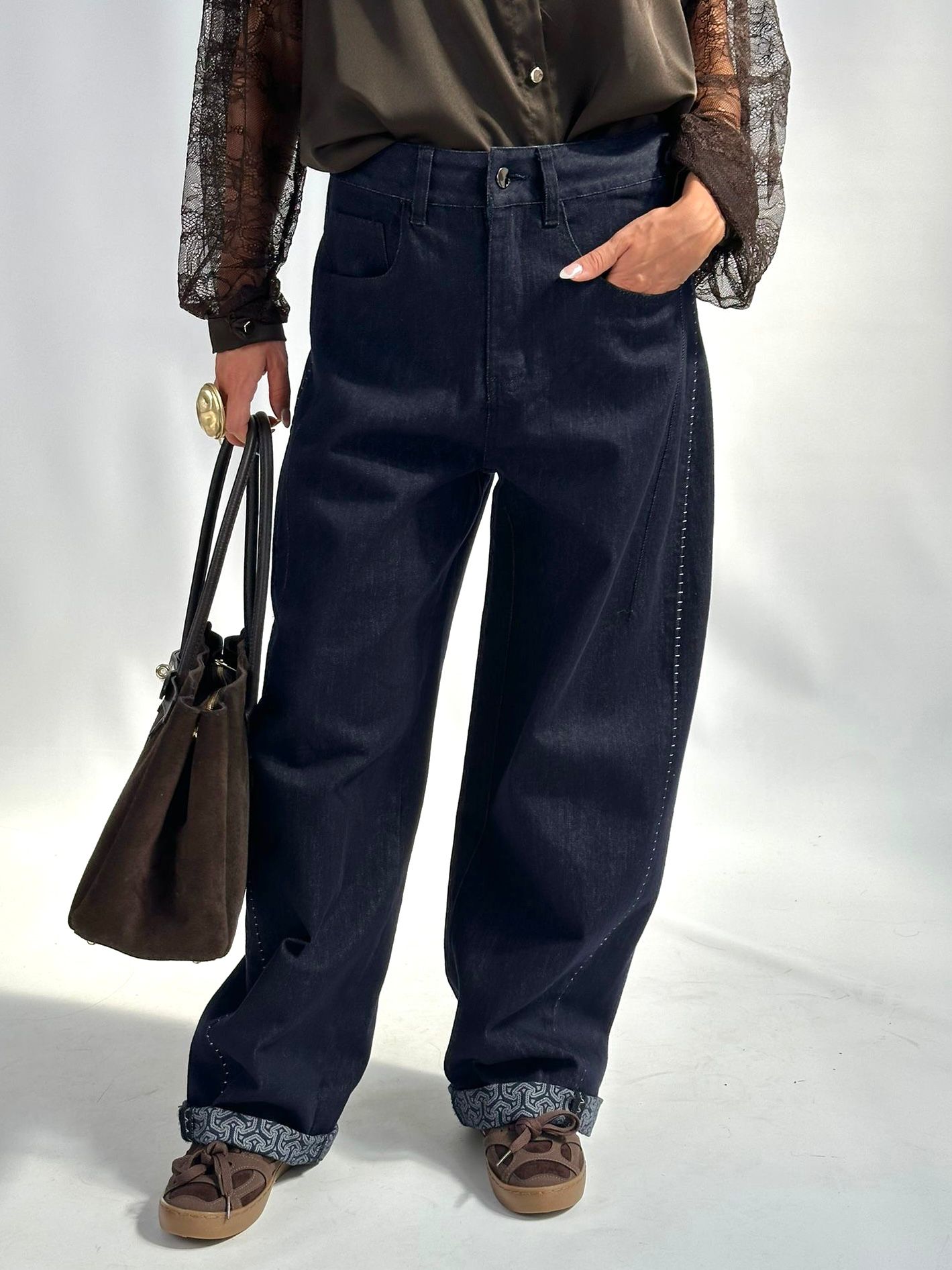 Jeans dettagli laterali