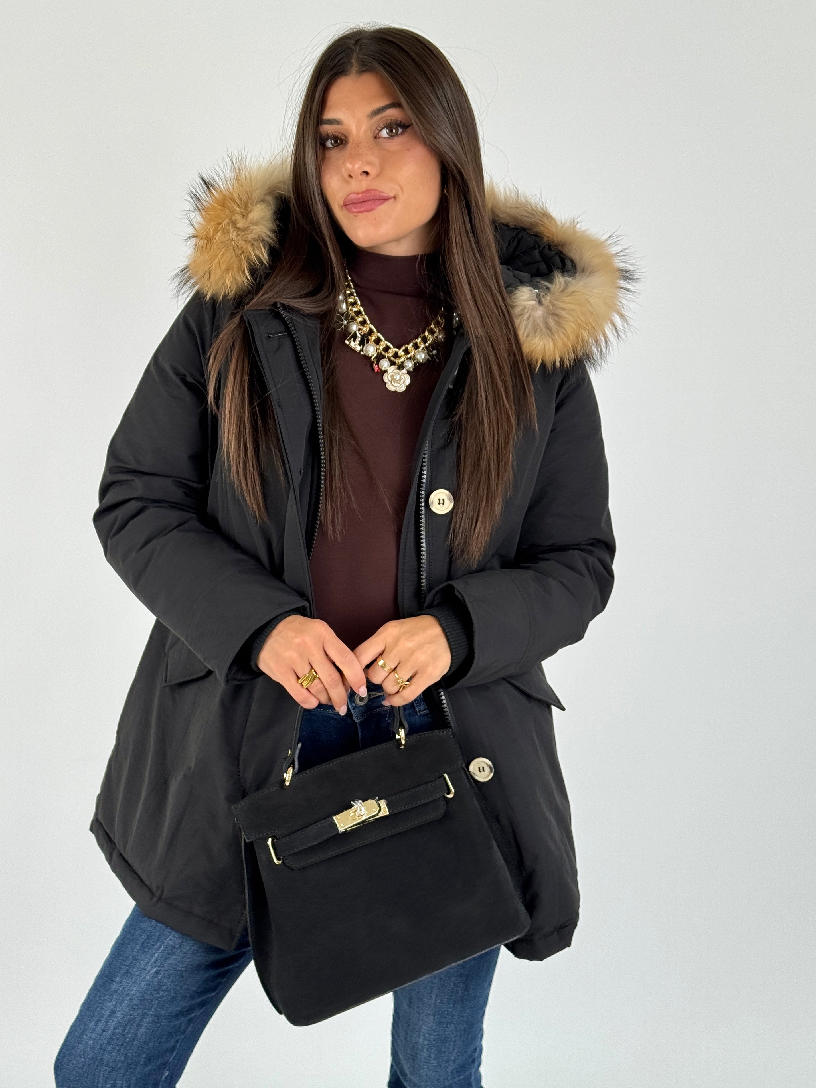 Giaccone Parka nero