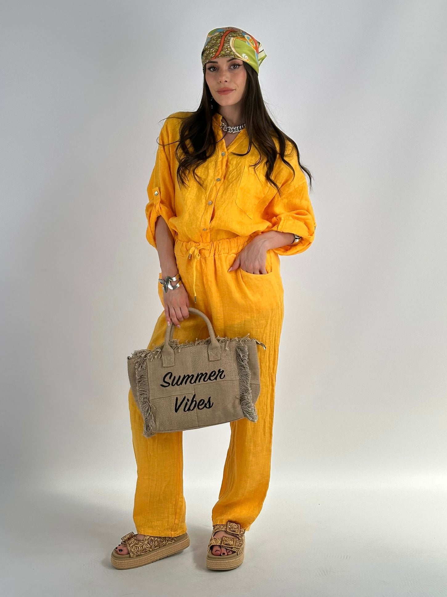 Pantalone completo passion giallo
