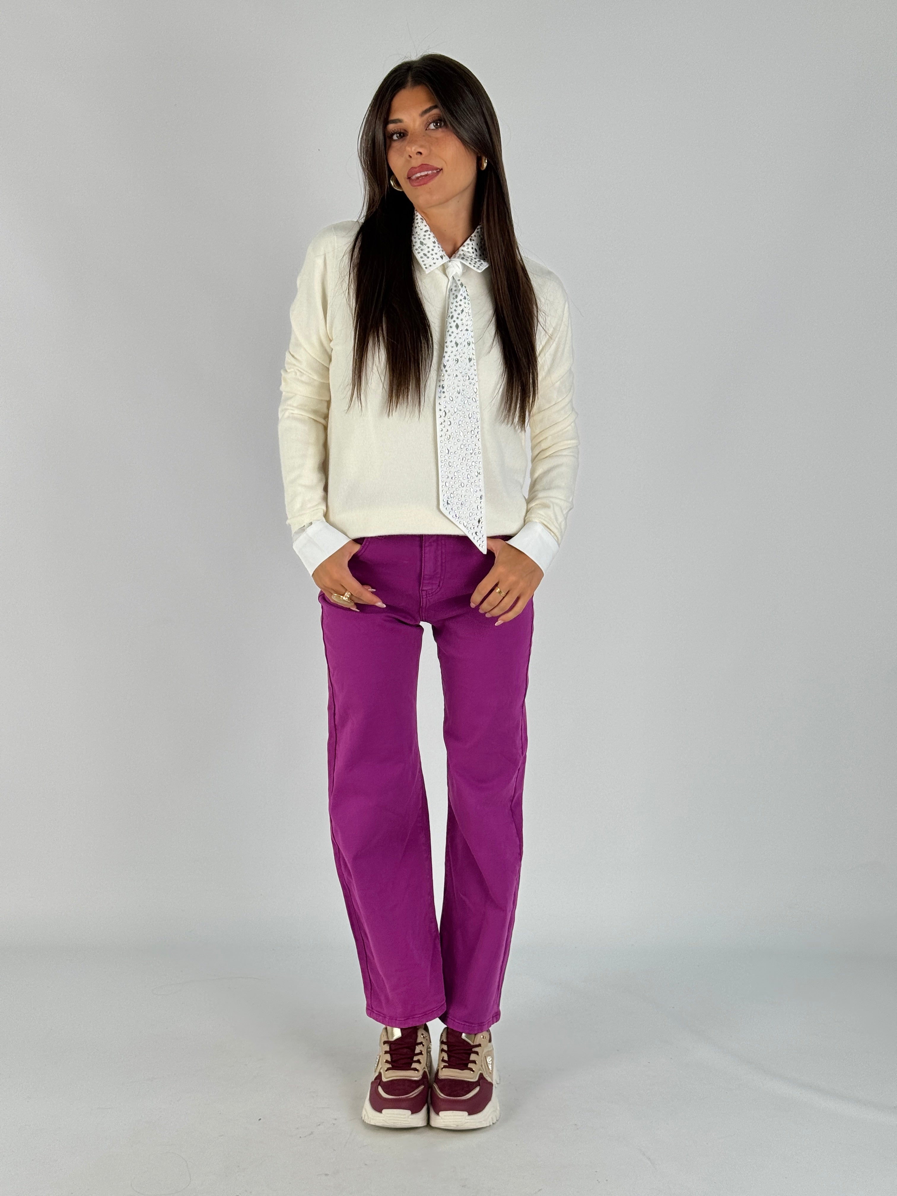 Jeans Vicy malva