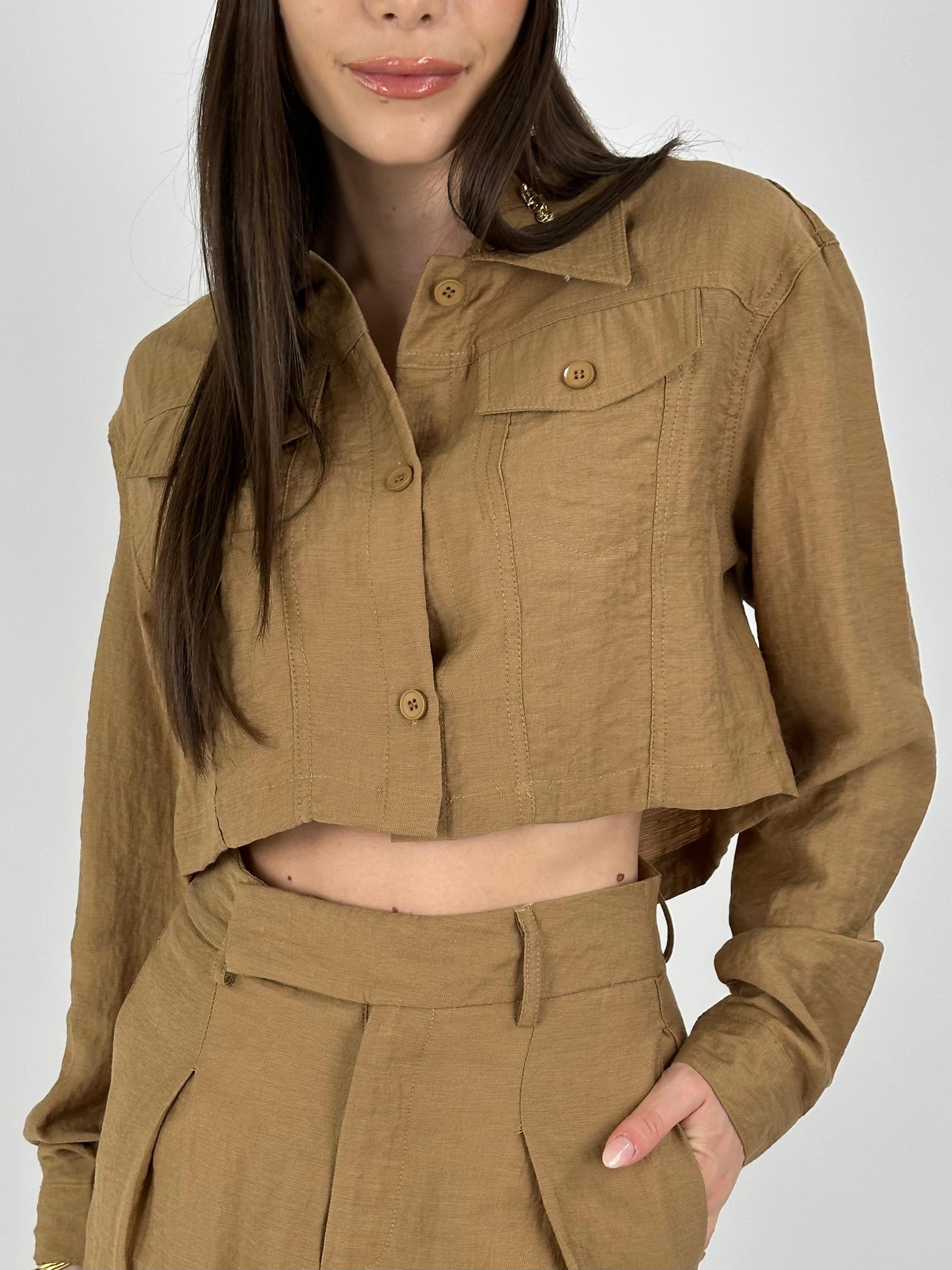 Camicia completo adele tabacco