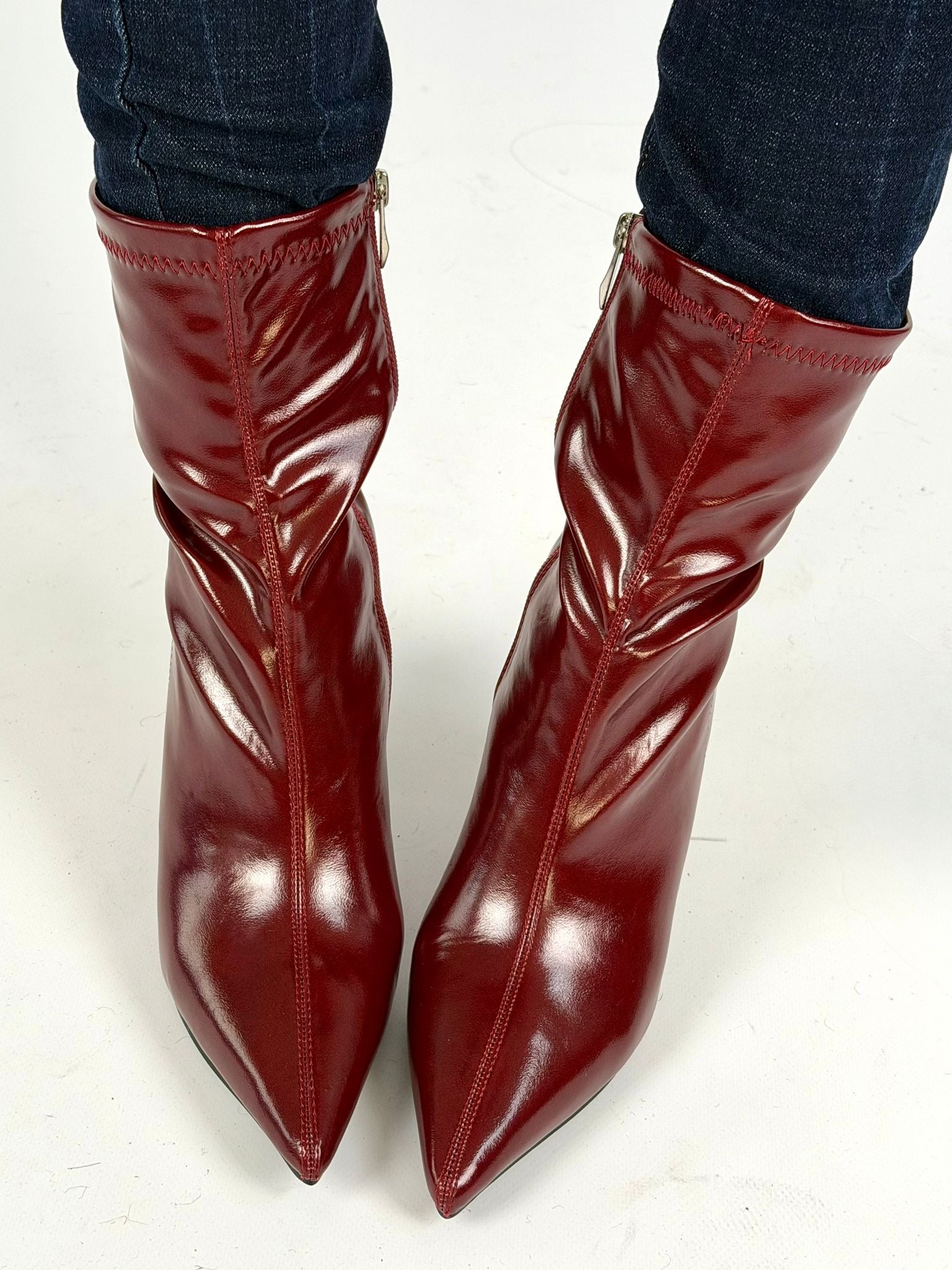 Stivale Lady D bordeaux