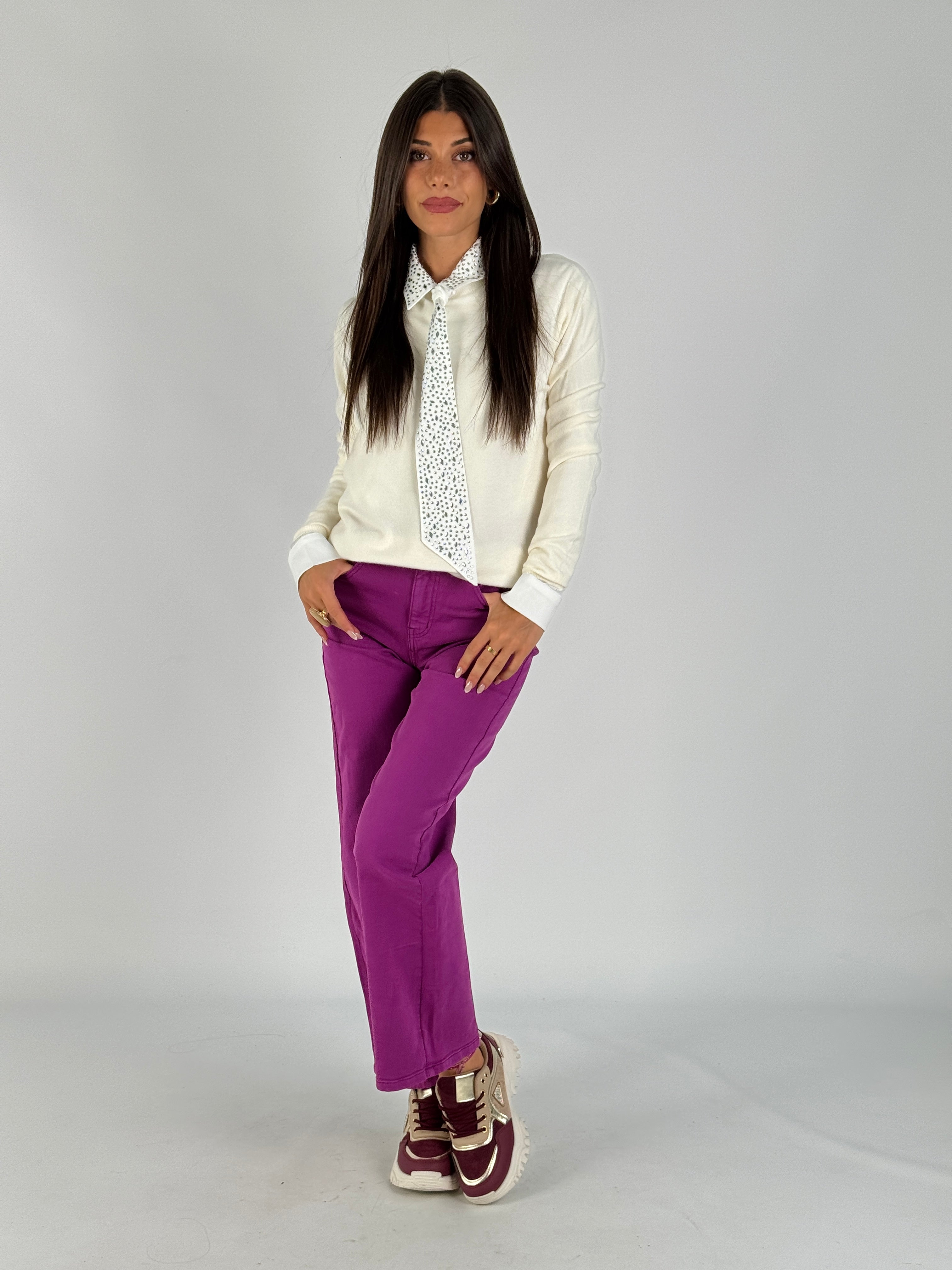 Jeans Vicy malva