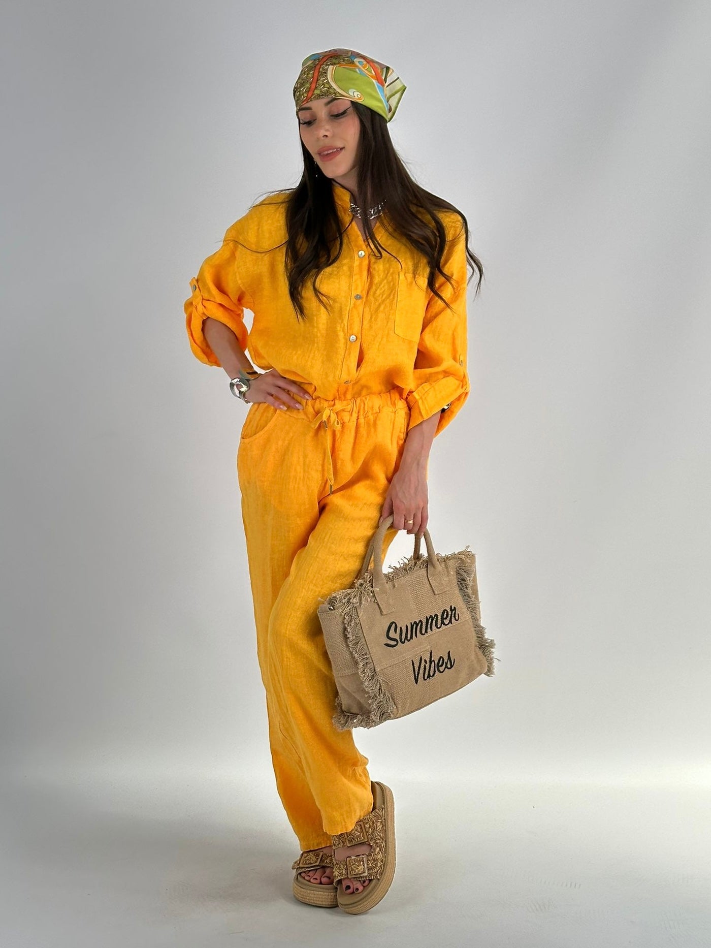 Pantalone completo passion giallo