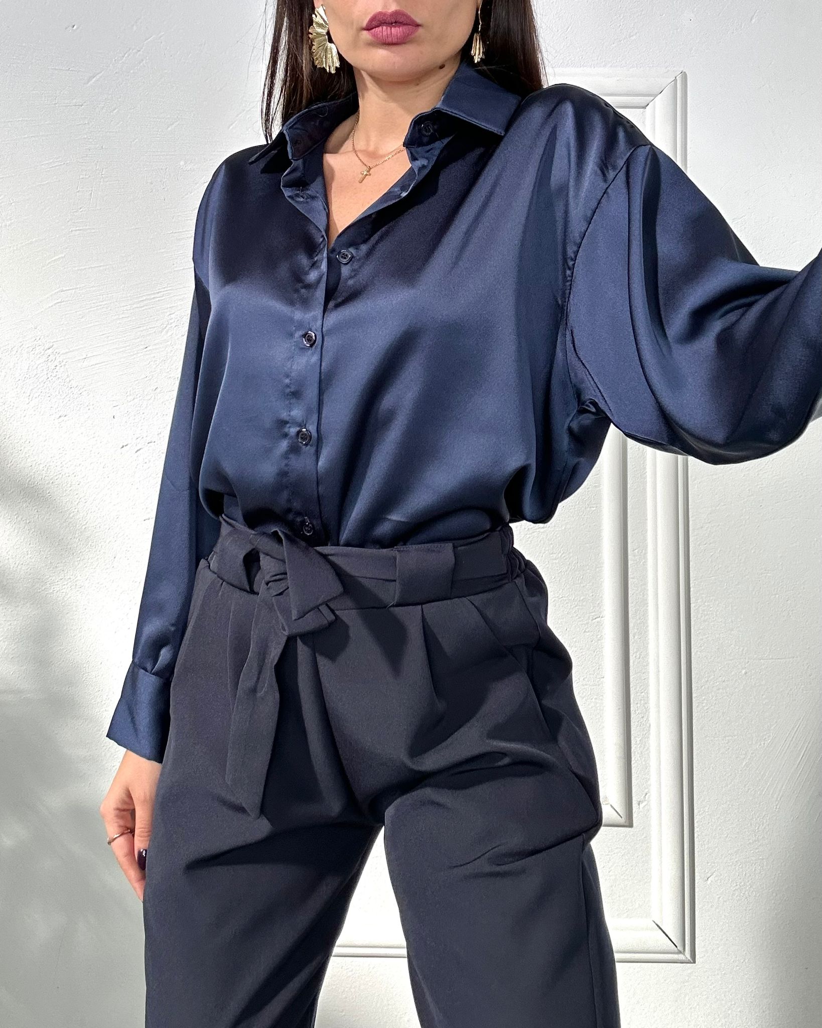Camicia Mon Amour blu