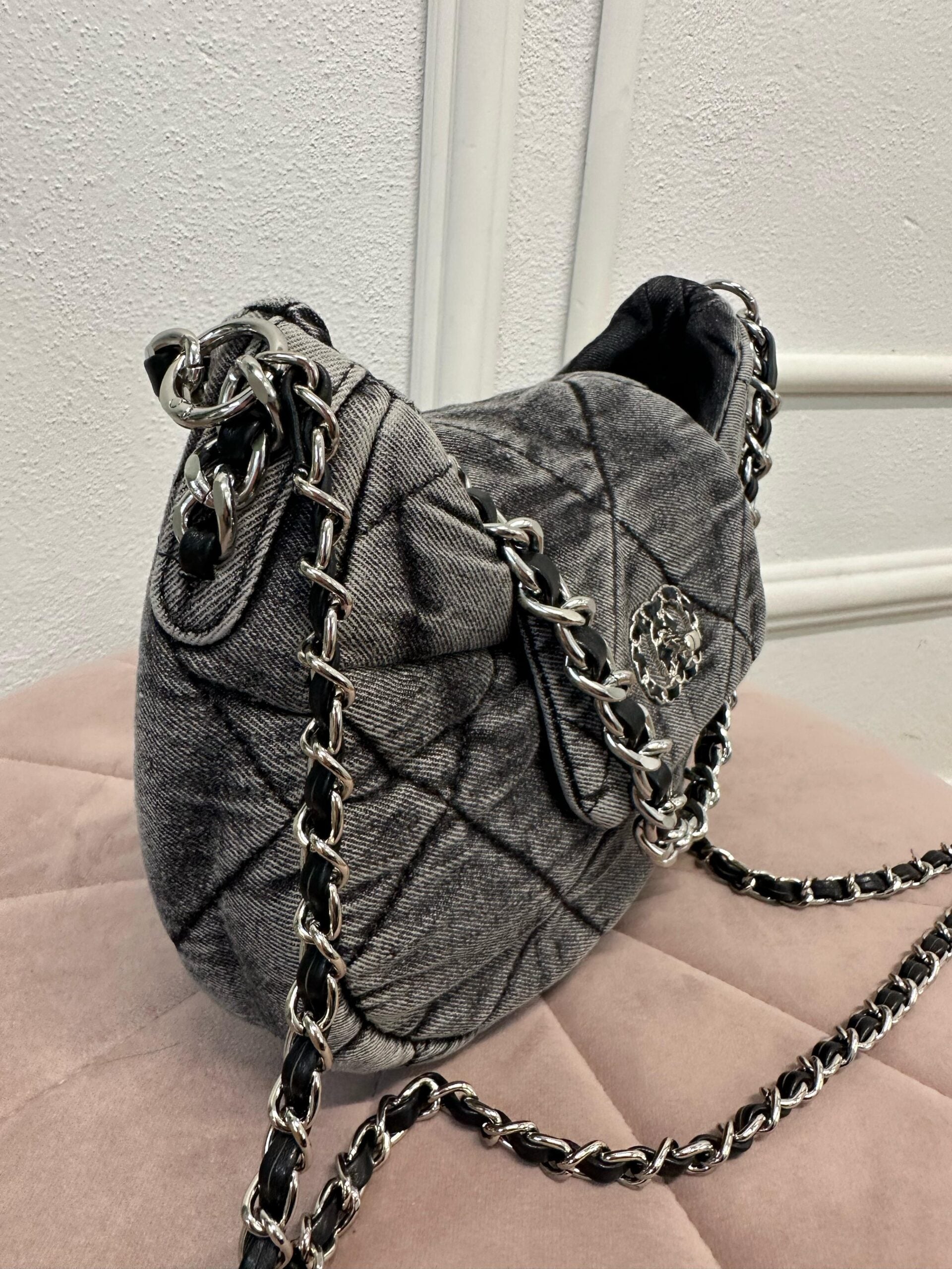 Borsa denim coco chic