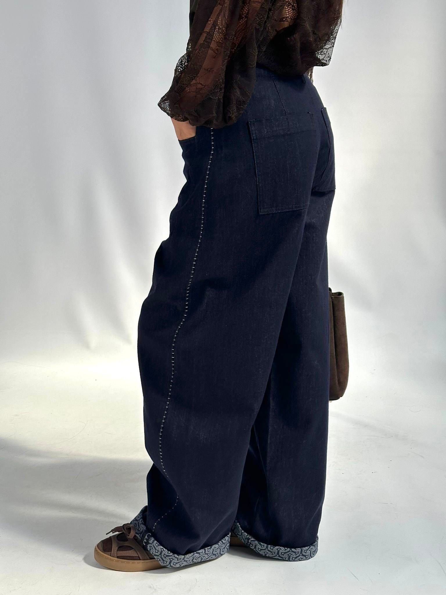 Jeans dettagli laterali