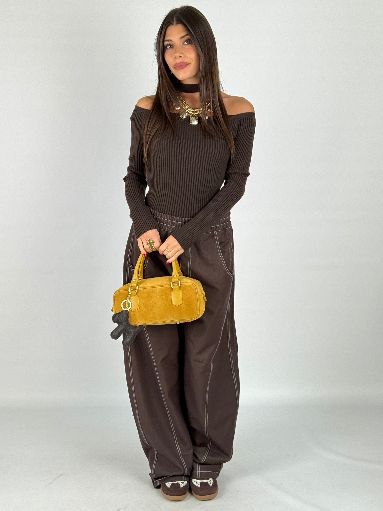 Jeans Ester marrone