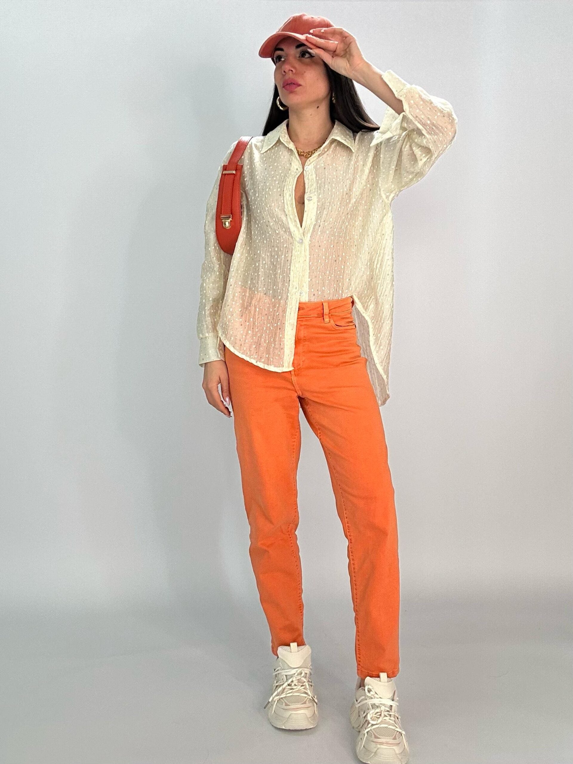 JEANS SPRING 389 arancione