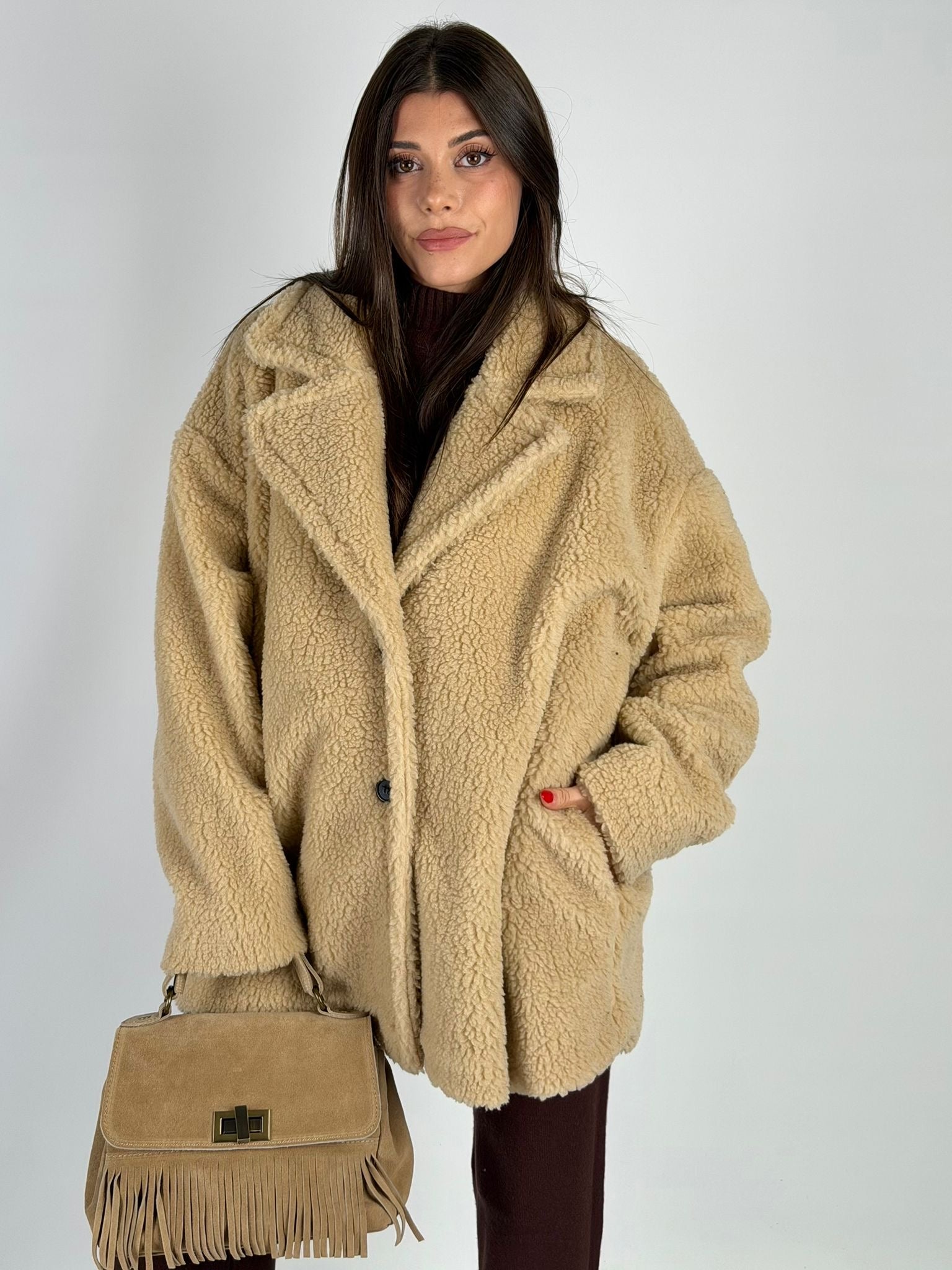 Teddy 3/4 Moira beige