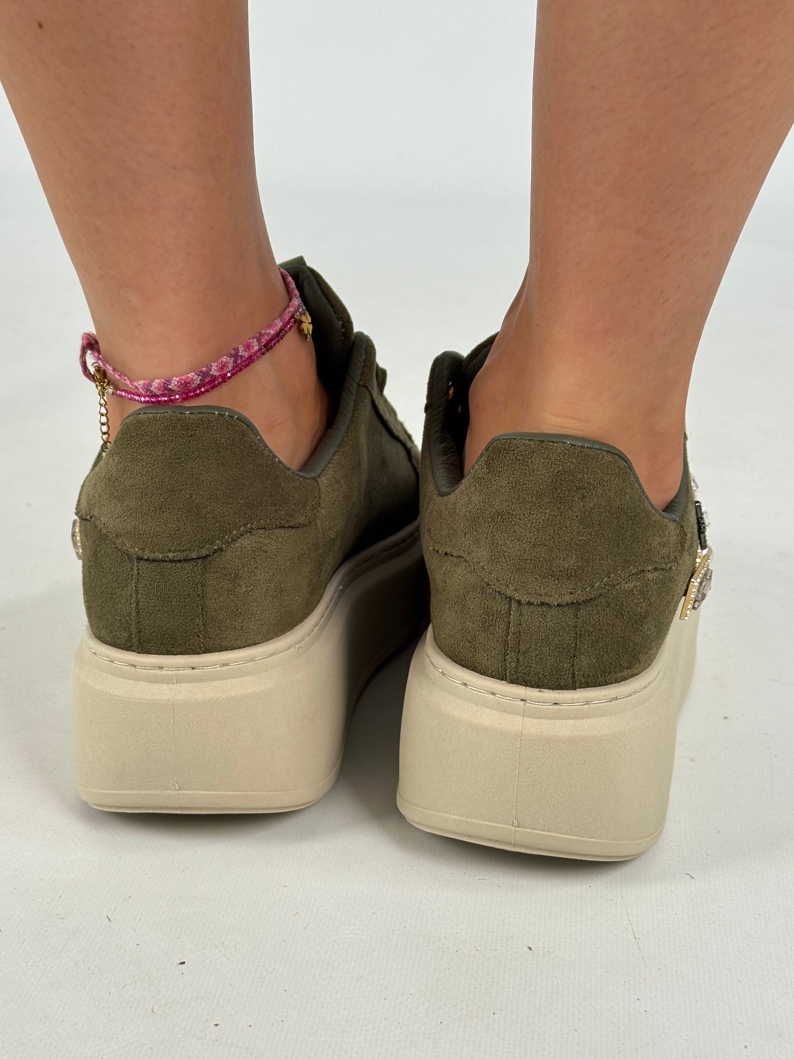 Sneakers gioiello verde