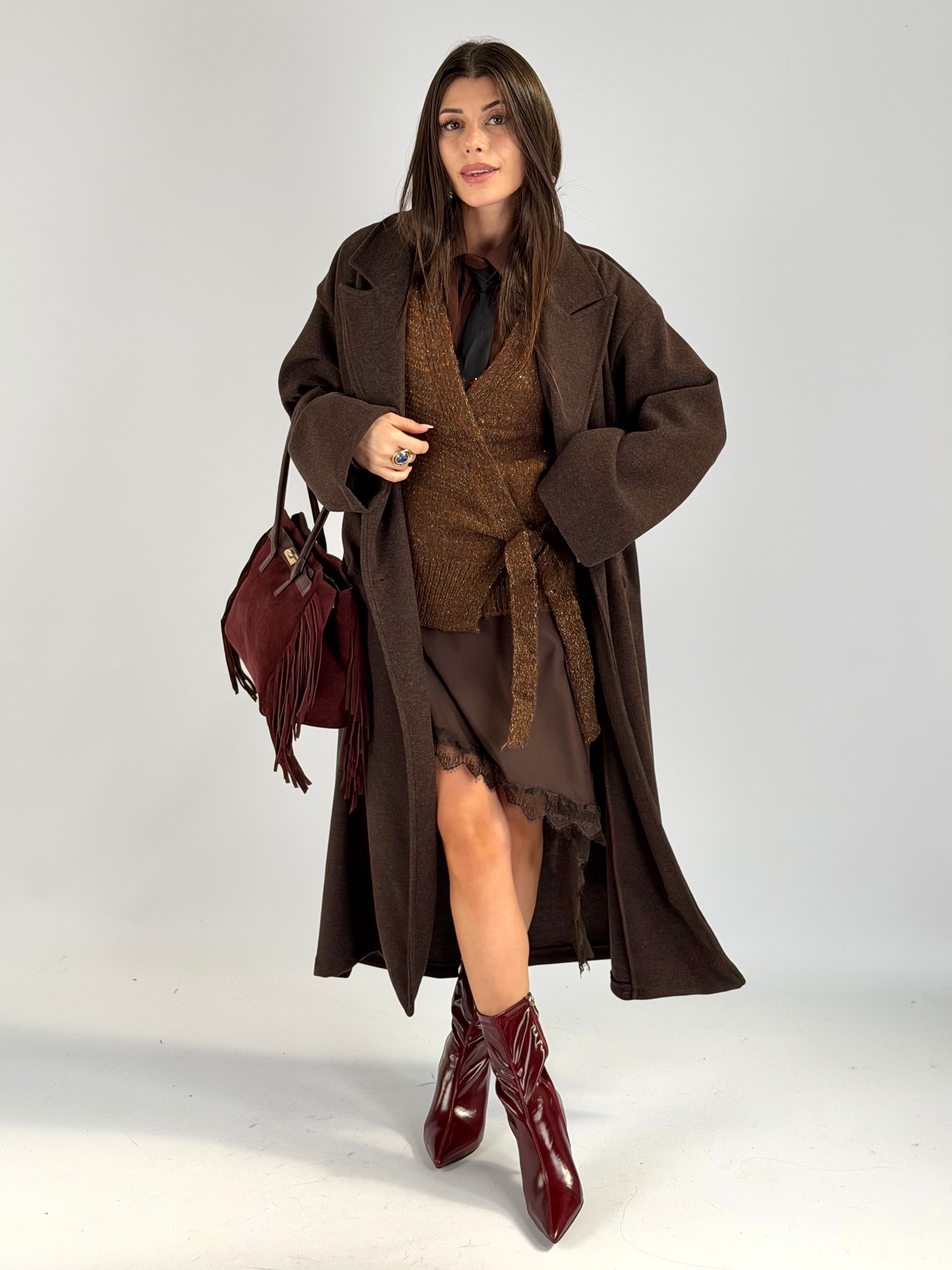 Maxi cappotto KIMBERLY moro