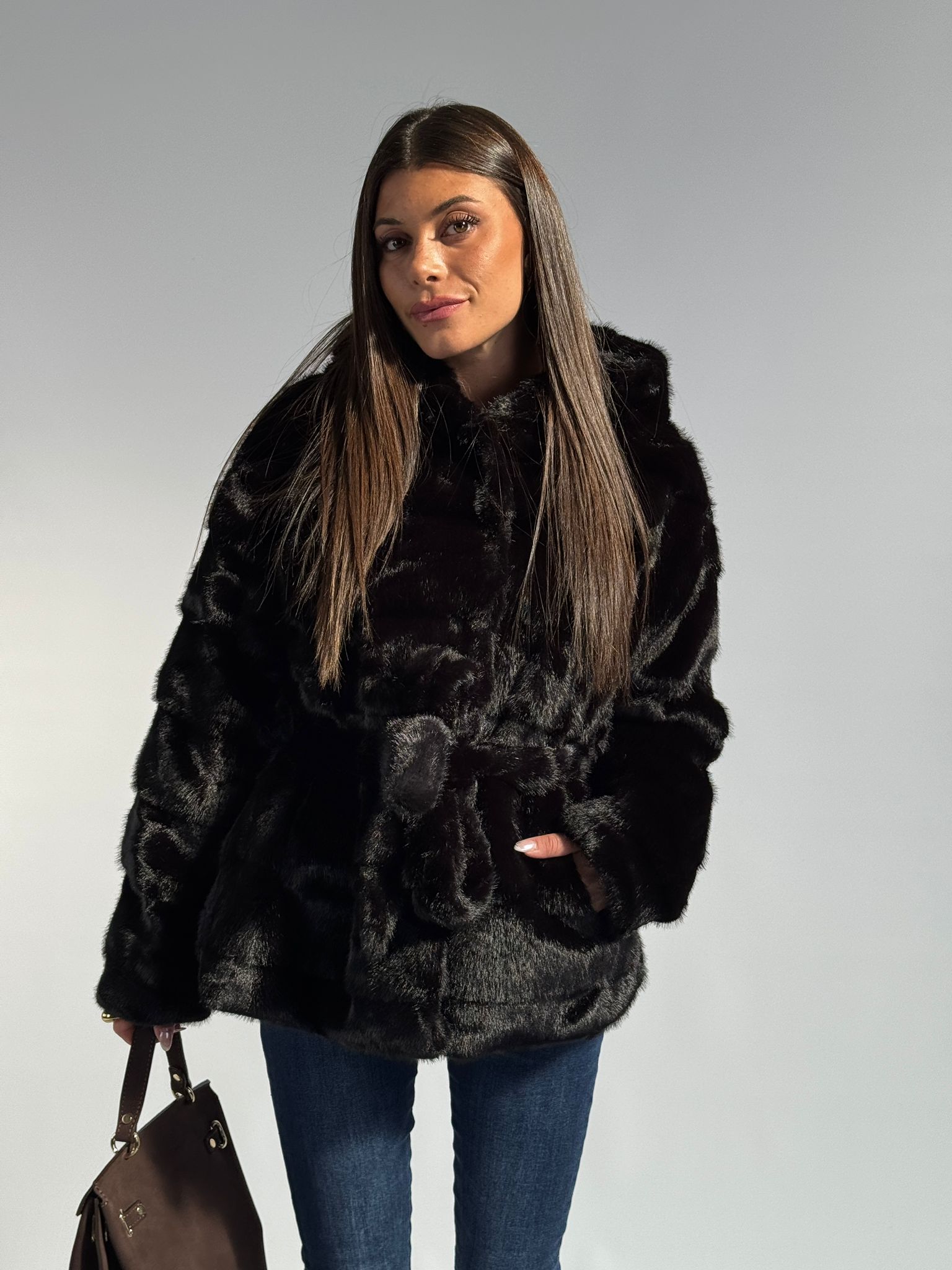Pelliccia Yara nero