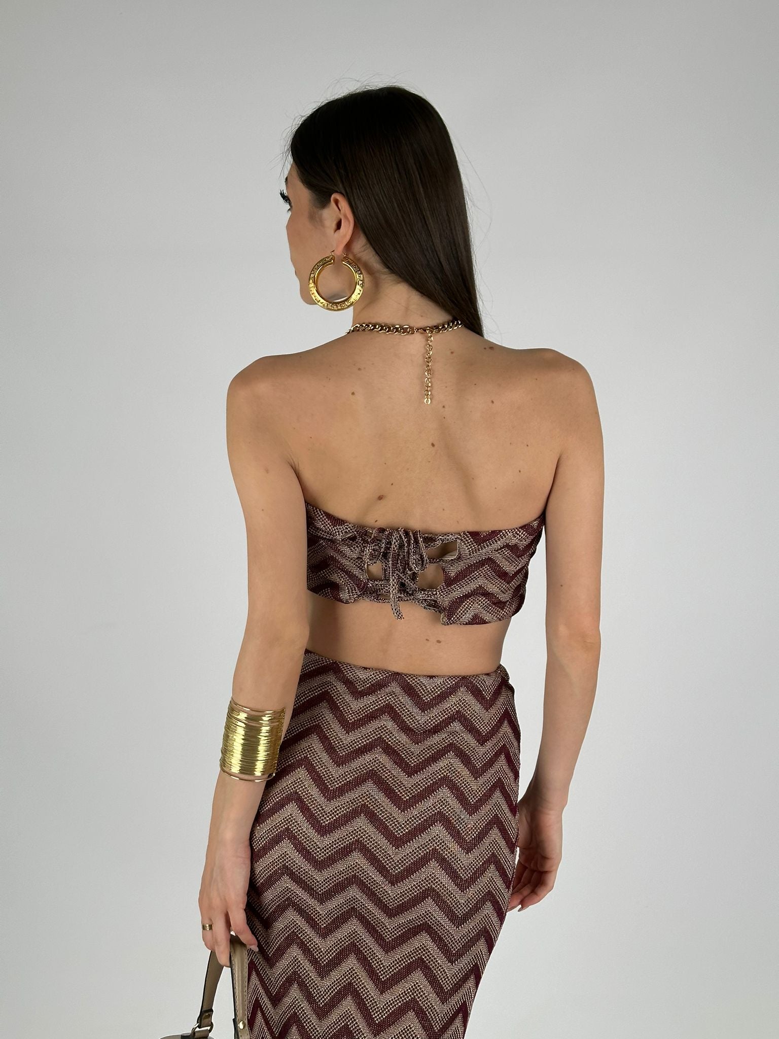Completo missoni malva