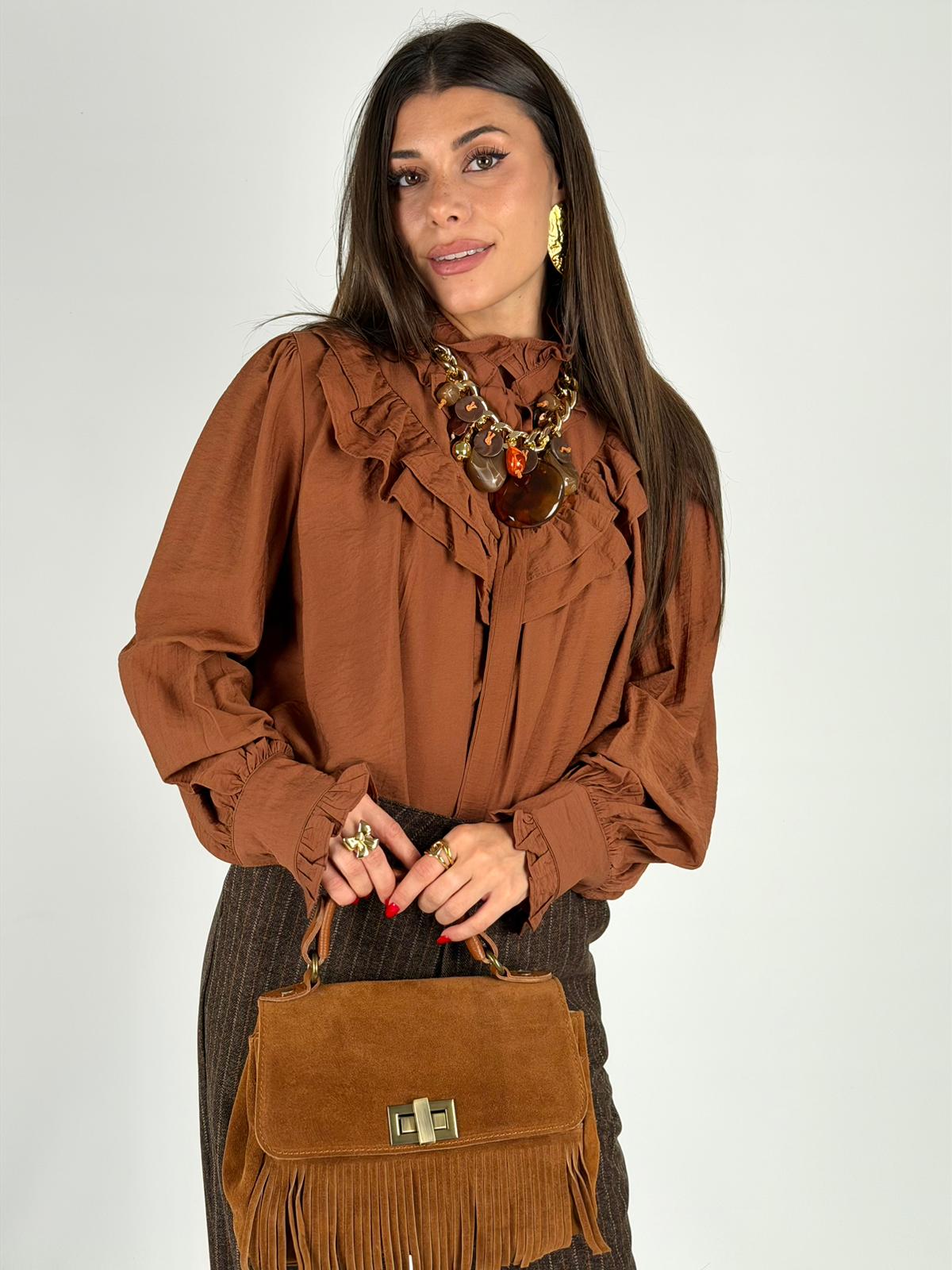 Camicia Agata coccio