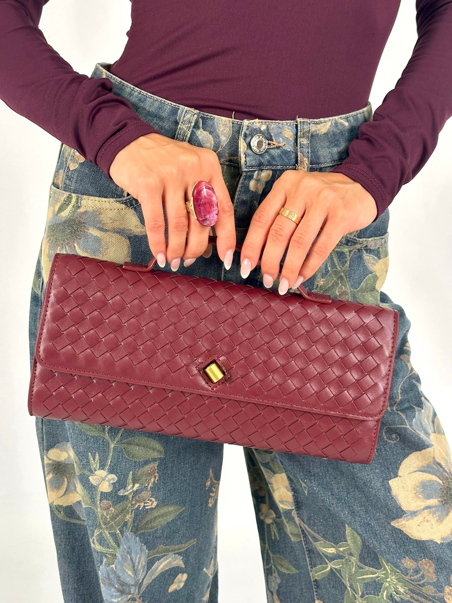 Borsa Catia bordeaux