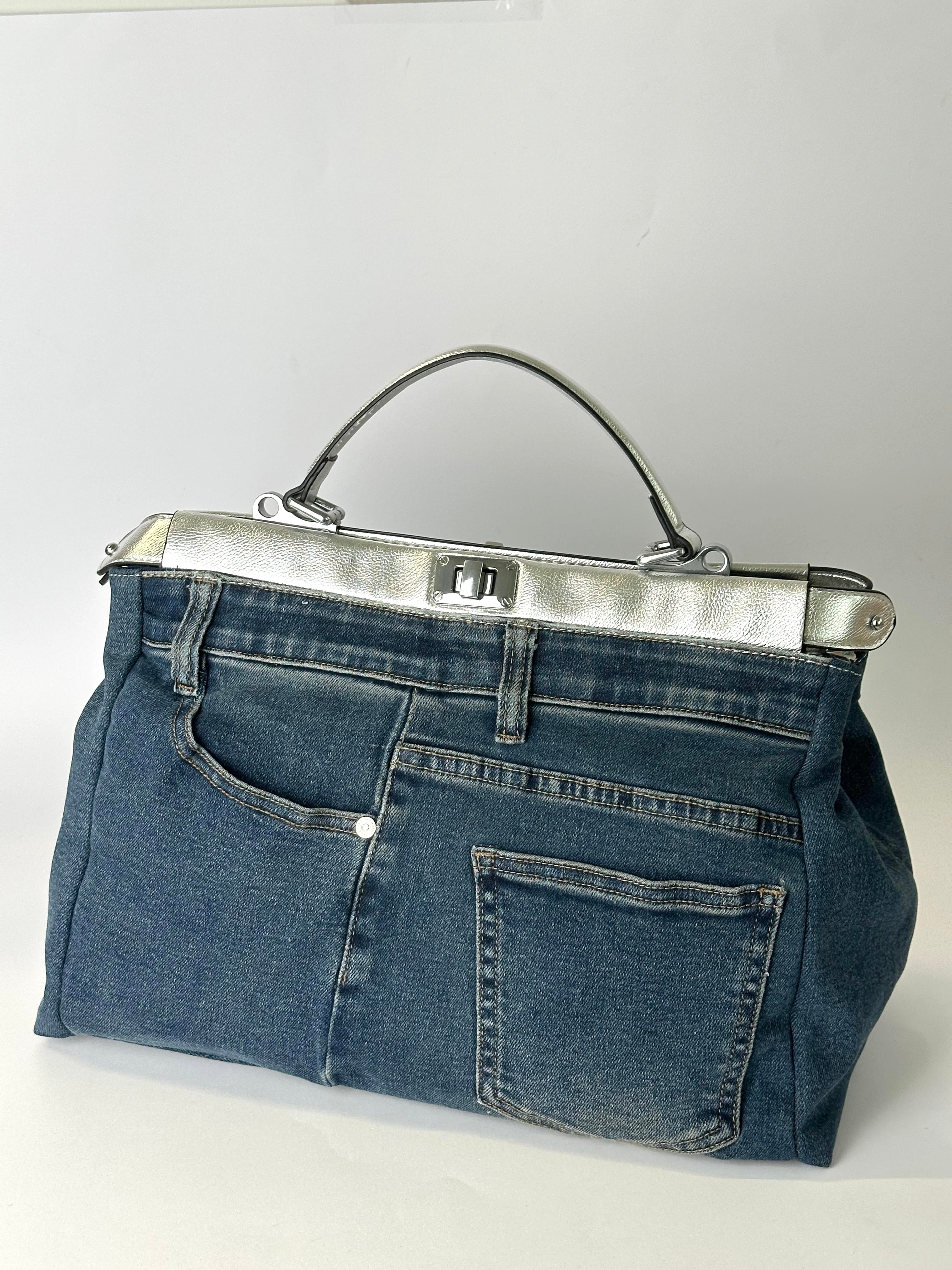 Borsa denim Peek