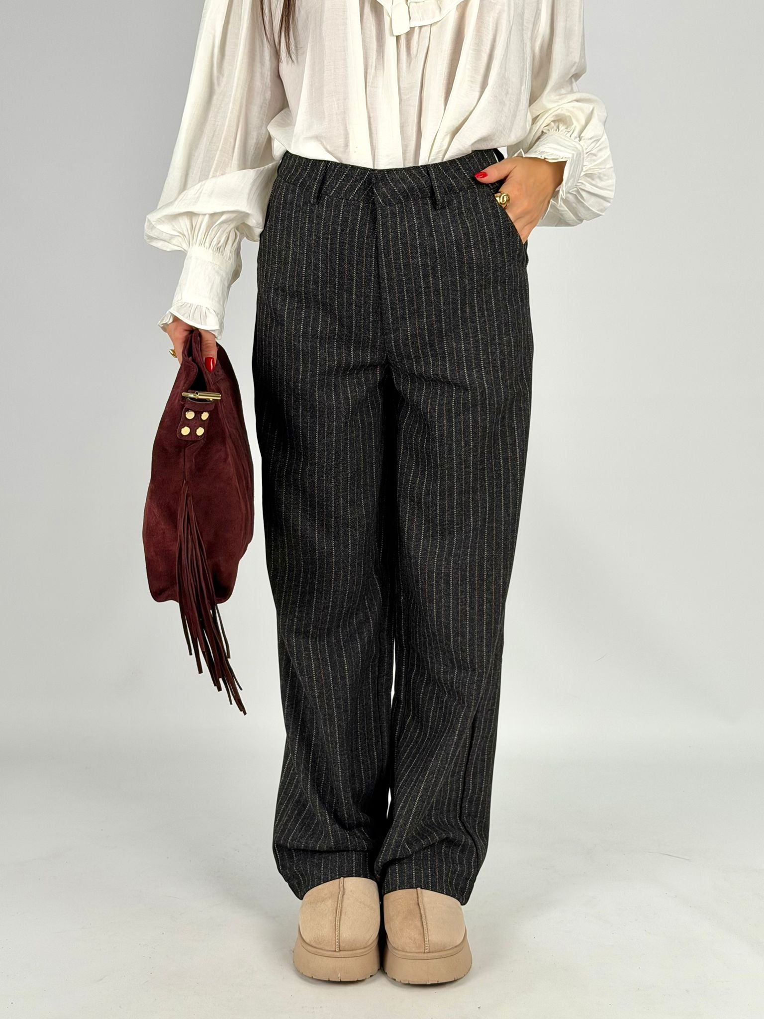 Pantalone Agata nero