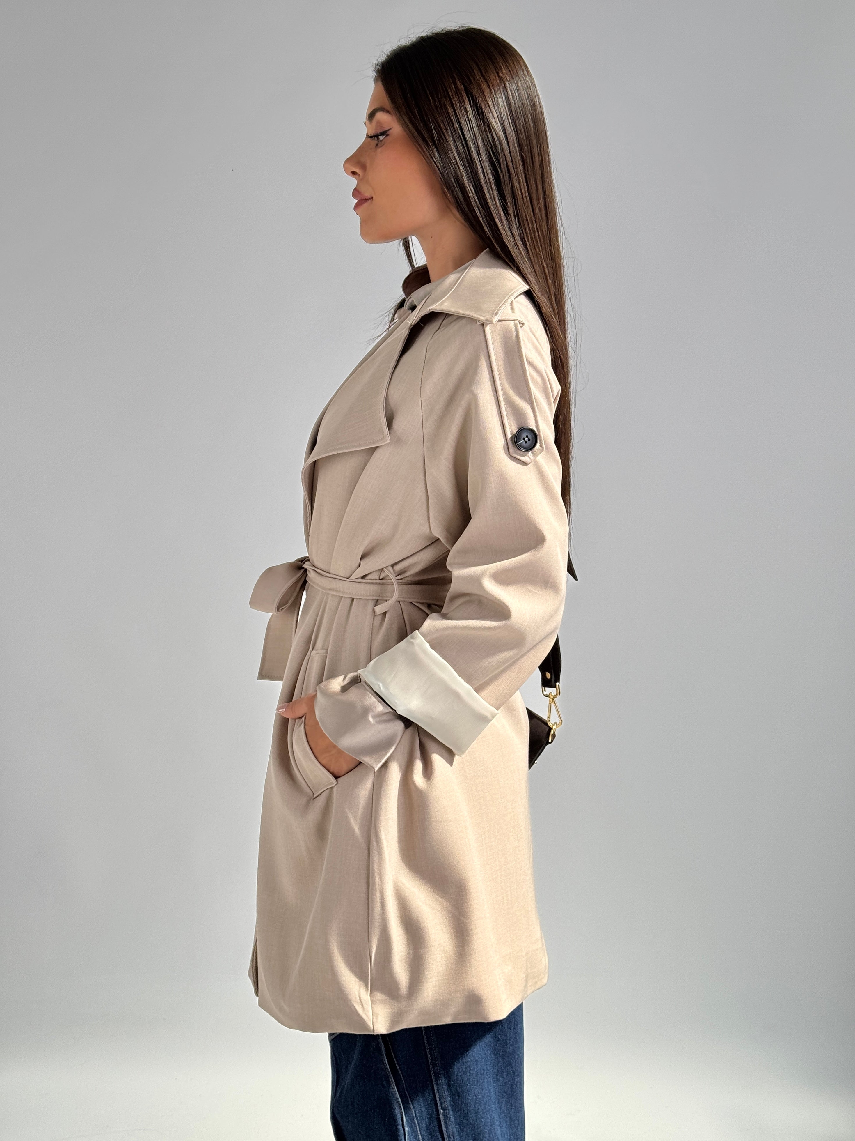 Trench 3/4 beige