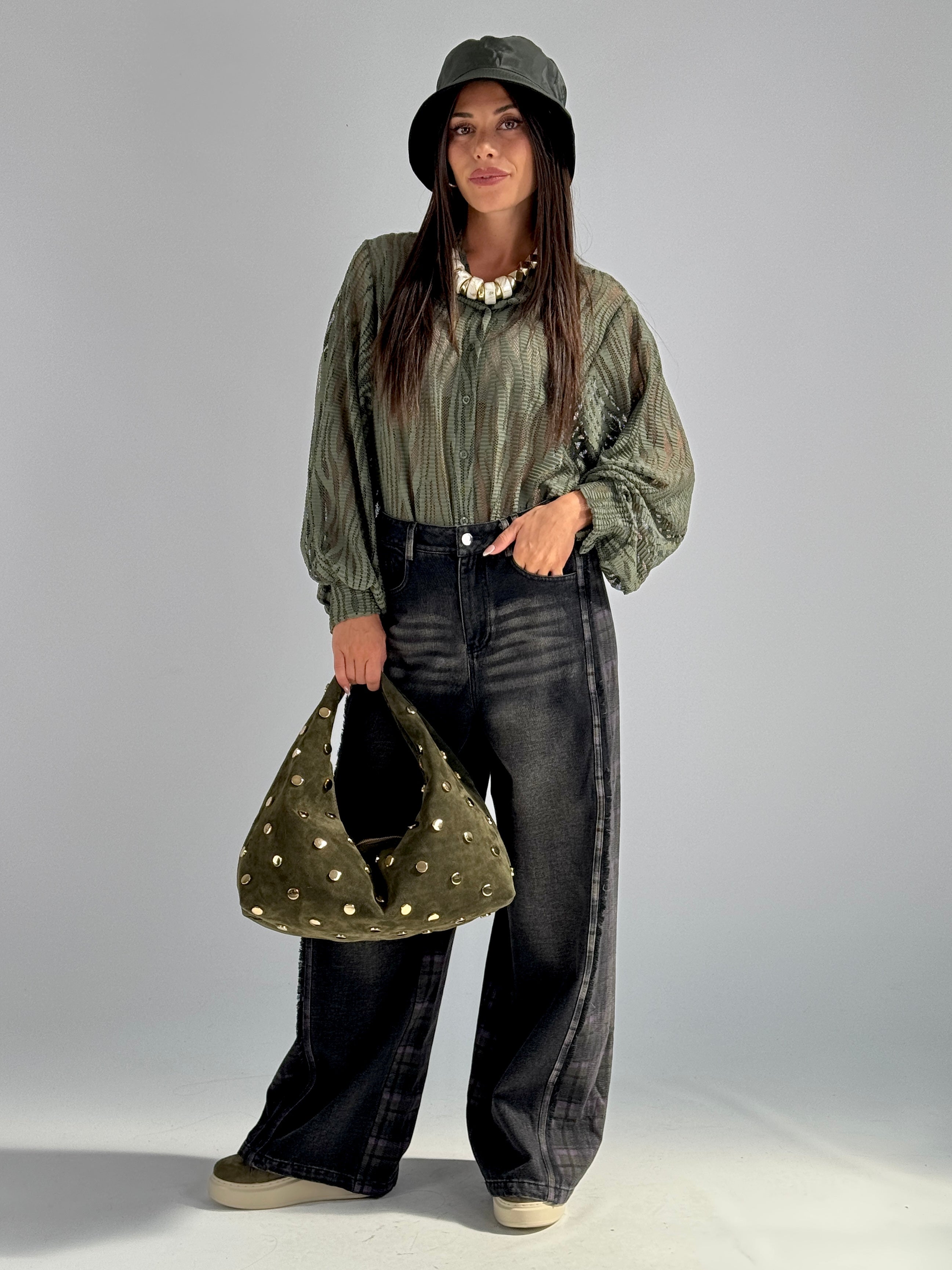 Jeans doppia fantasia