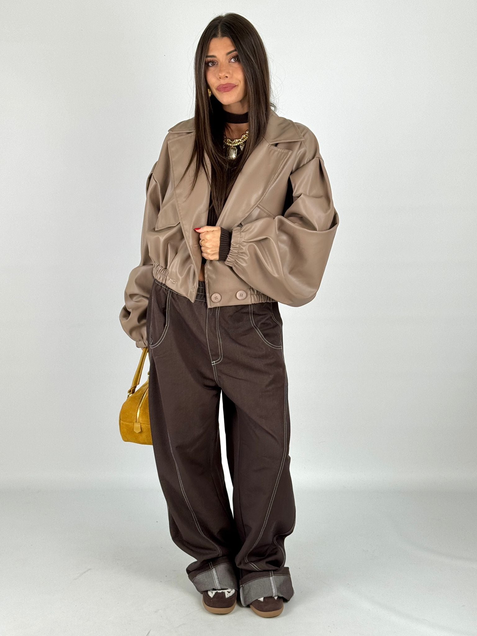 Bomber Olga beige