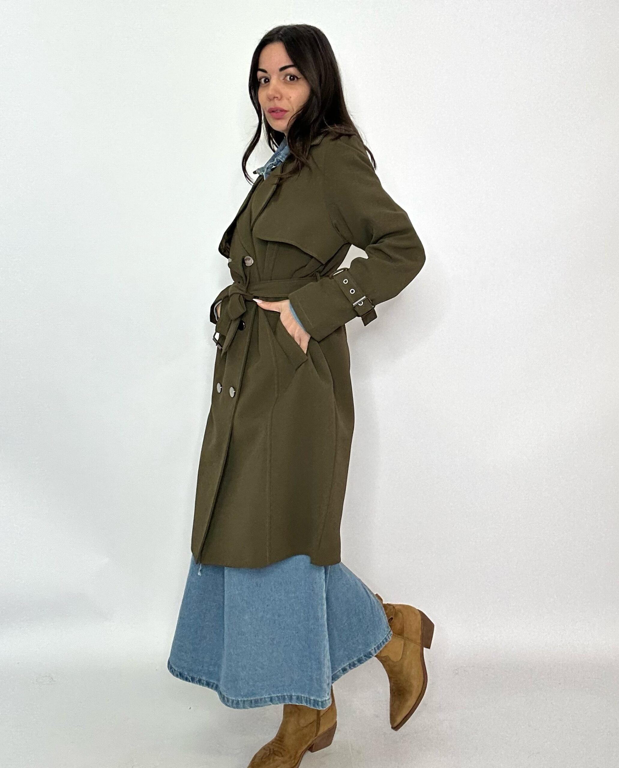 MAXI TRENCH LIANA 805 verde