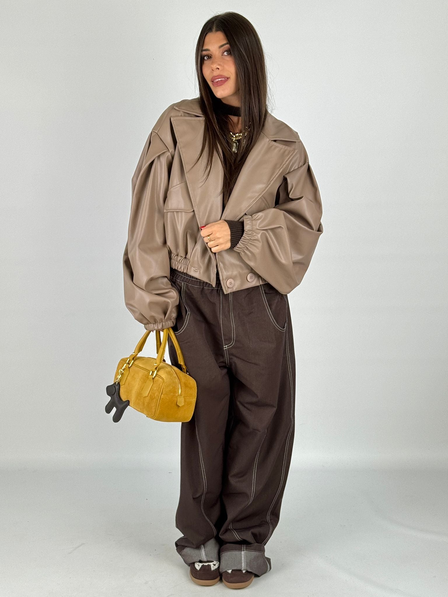 Bomber Olga beige