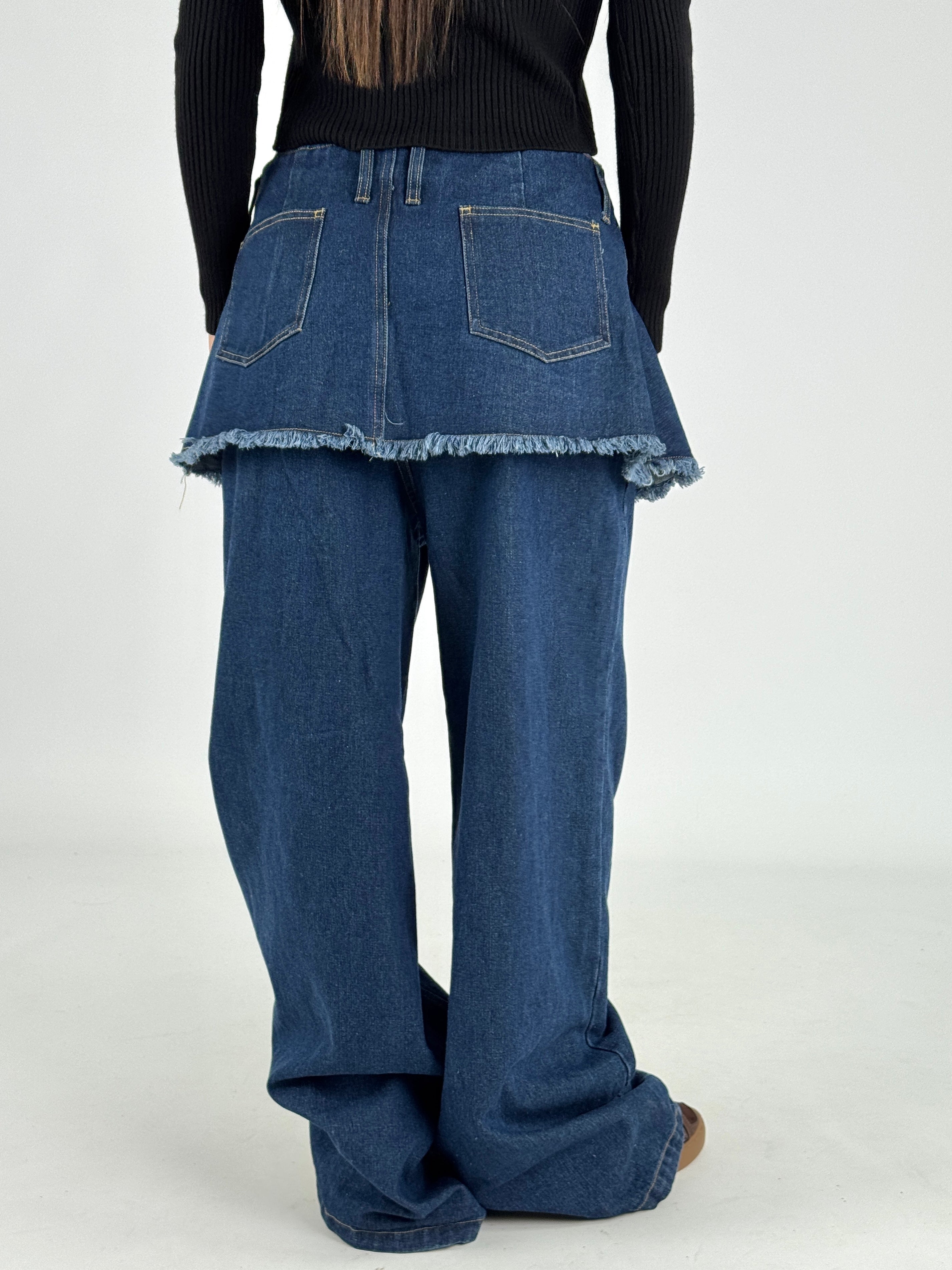 Jeans gonnellino