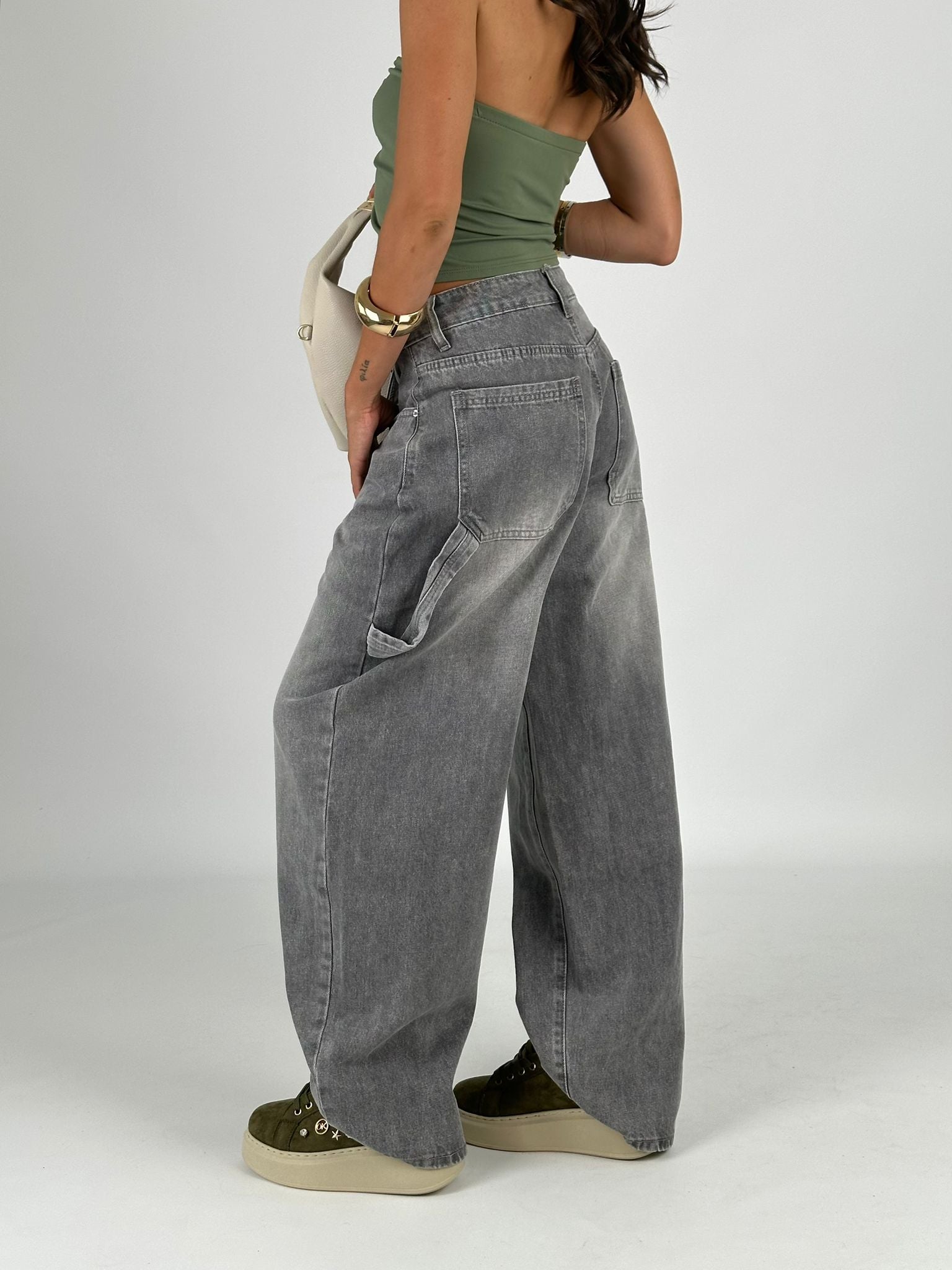 Jeans cargo Eres grigio